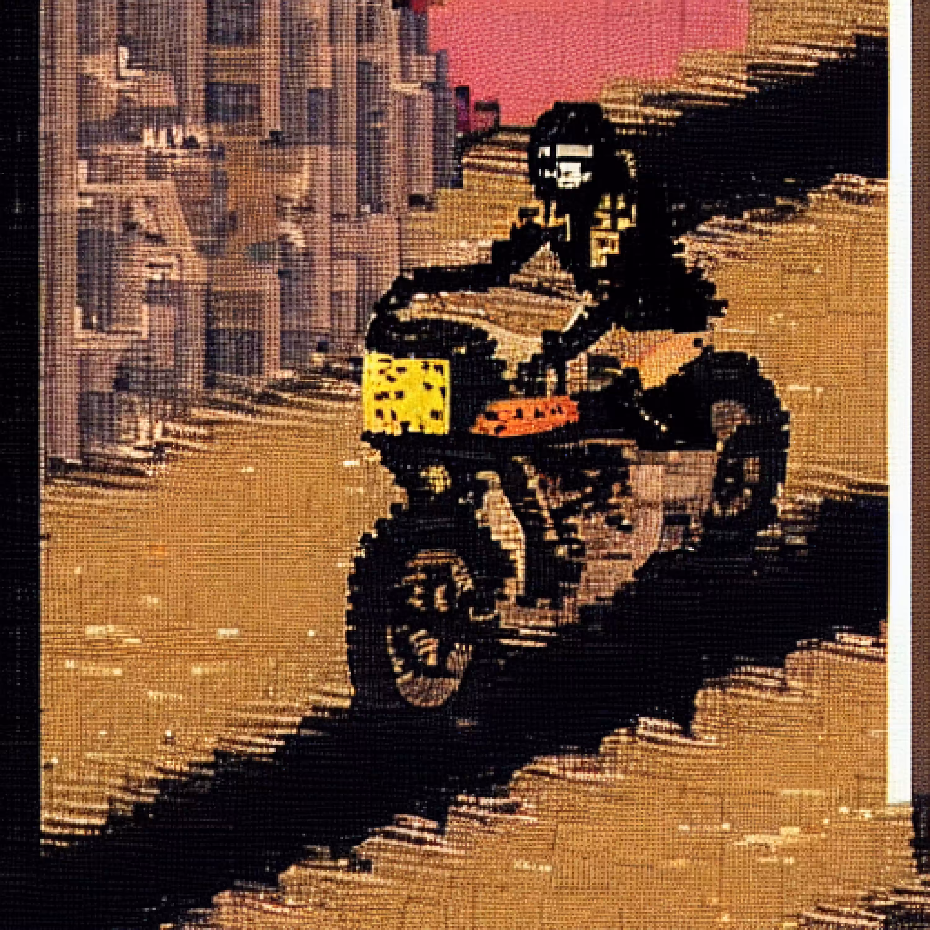 Sarah Connor on an Excitebike instead
