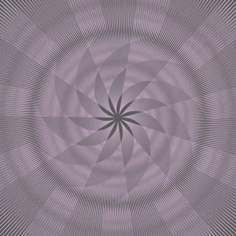 Generative Flower Violet - Genesis Edition
