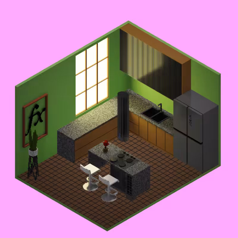 Isometric kitchen #44