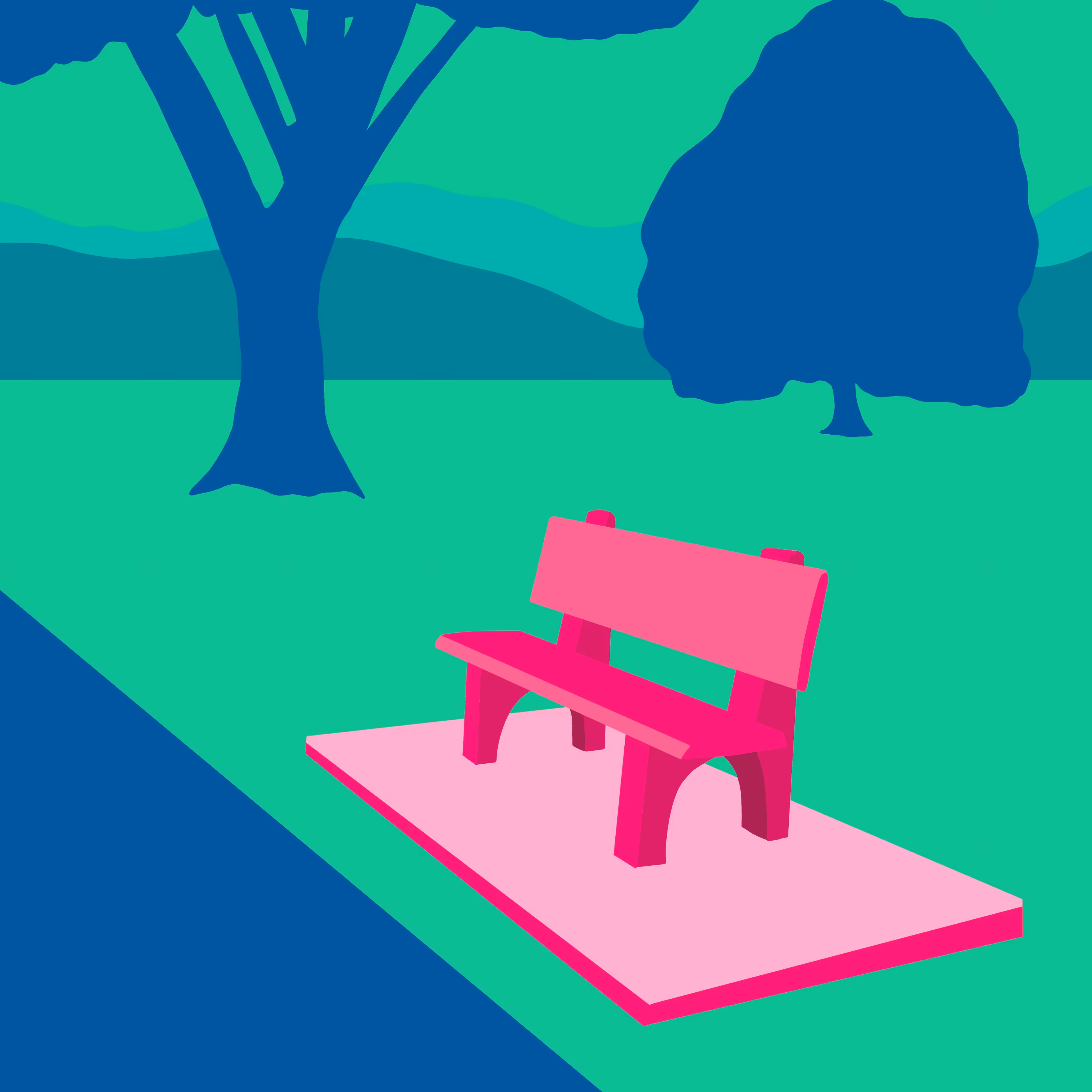 Portraits of Paradise: Park Bench
