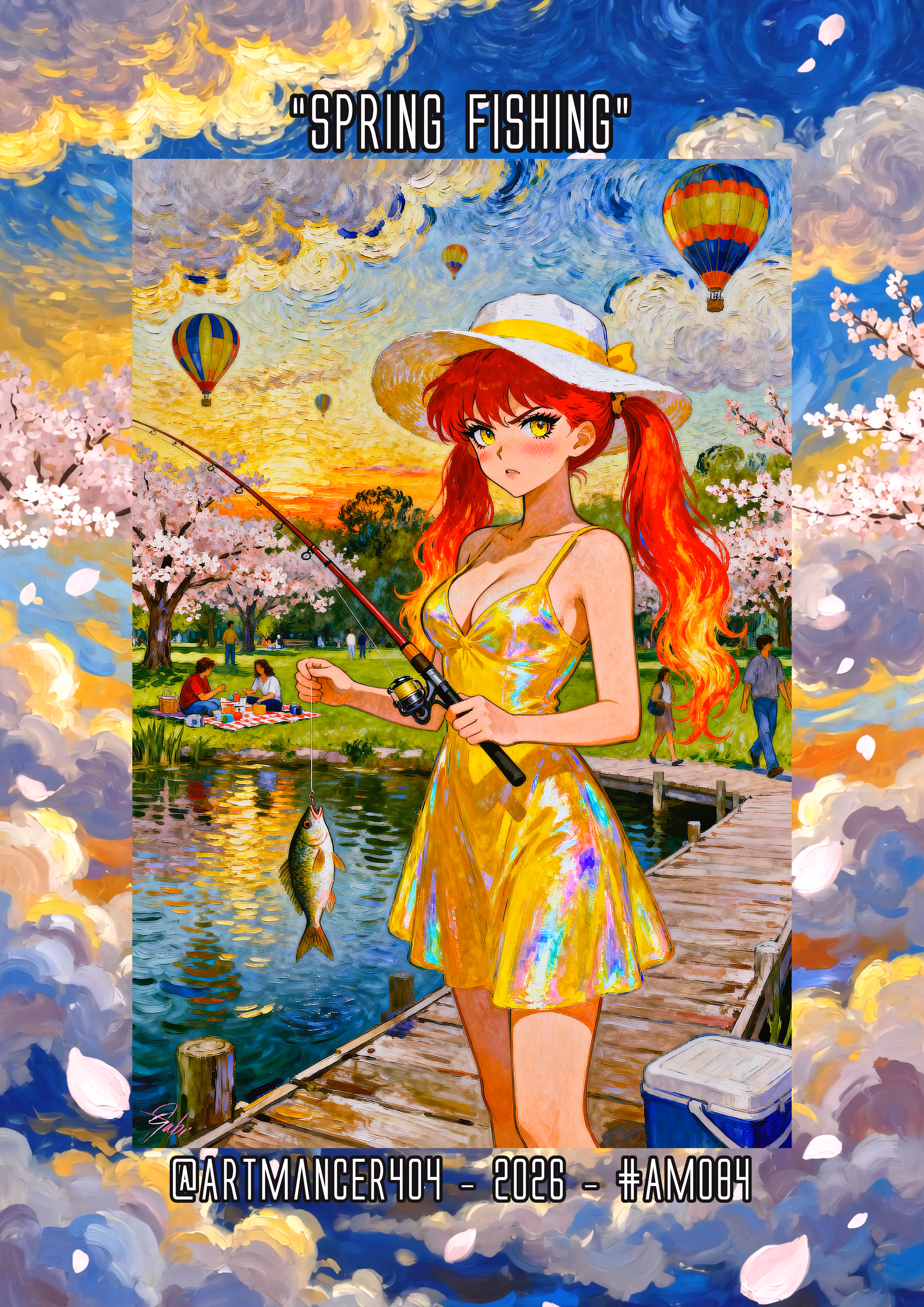 Spring Fishing by Artmancer404