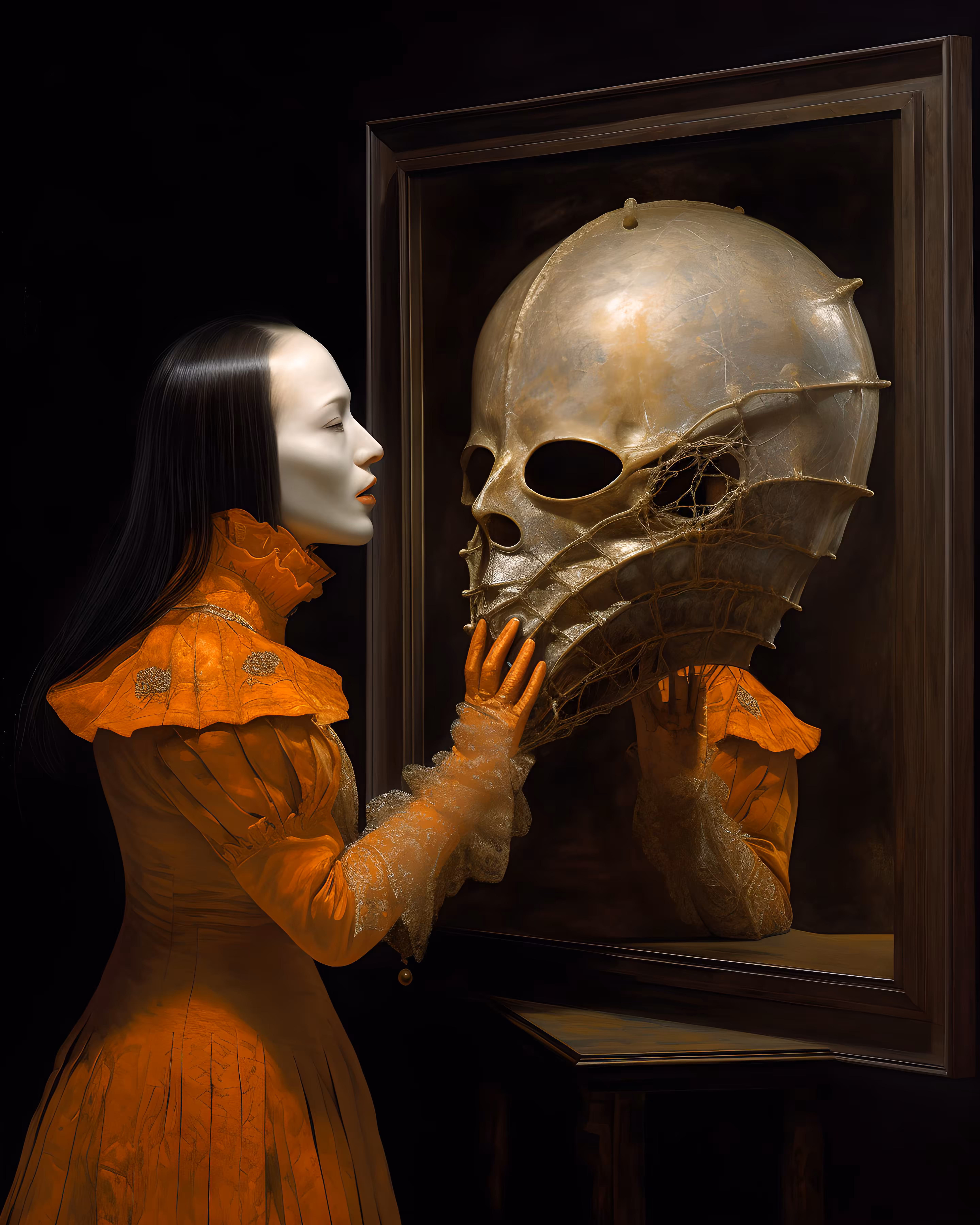 He in the mirror