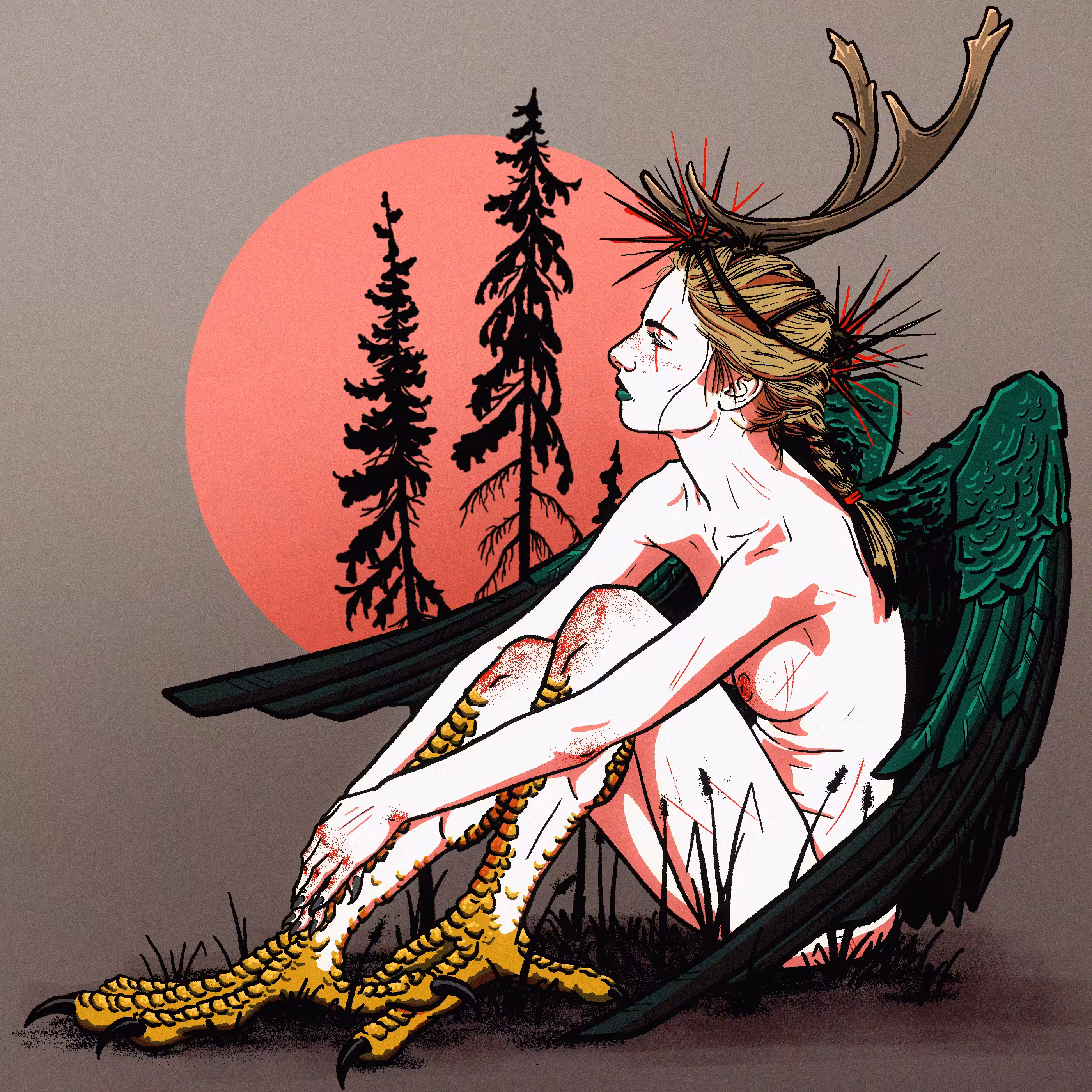 Wounded Harpy