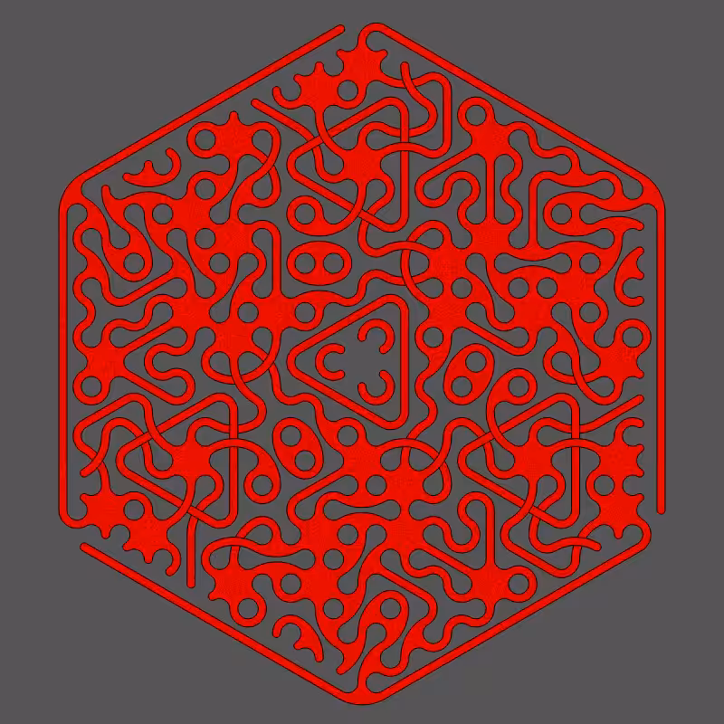 Threefold Symmetry - Dark Variations #281