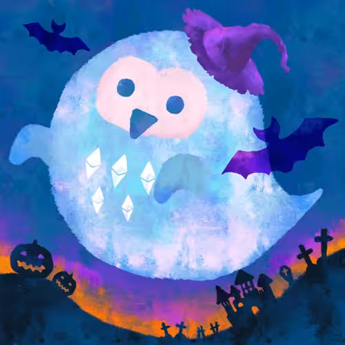 Lucky Owl Collection: Lucky owl #16 Halloween Version