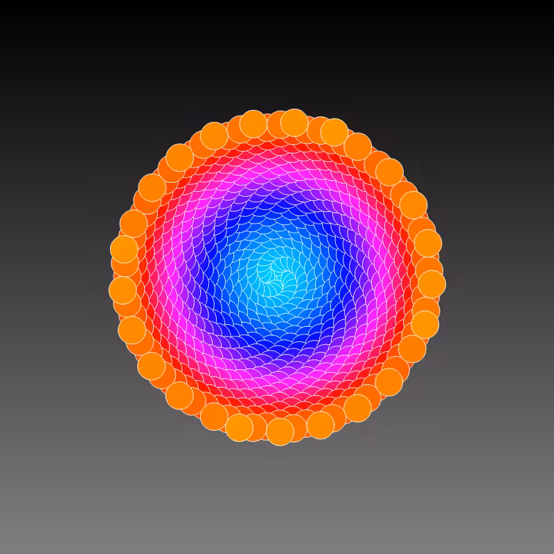 RAINBOW FLOWERS #44