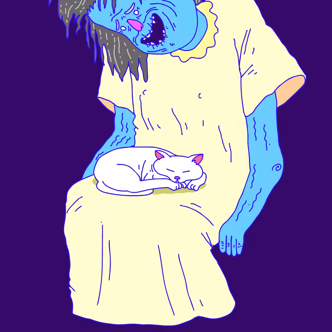 Kitty Cat with Gramma