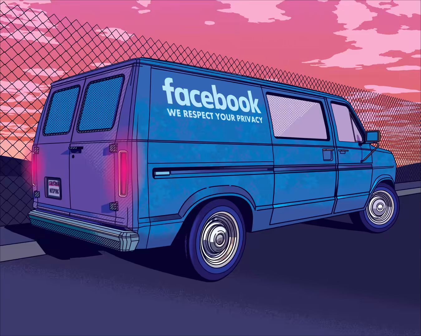 Facebook van