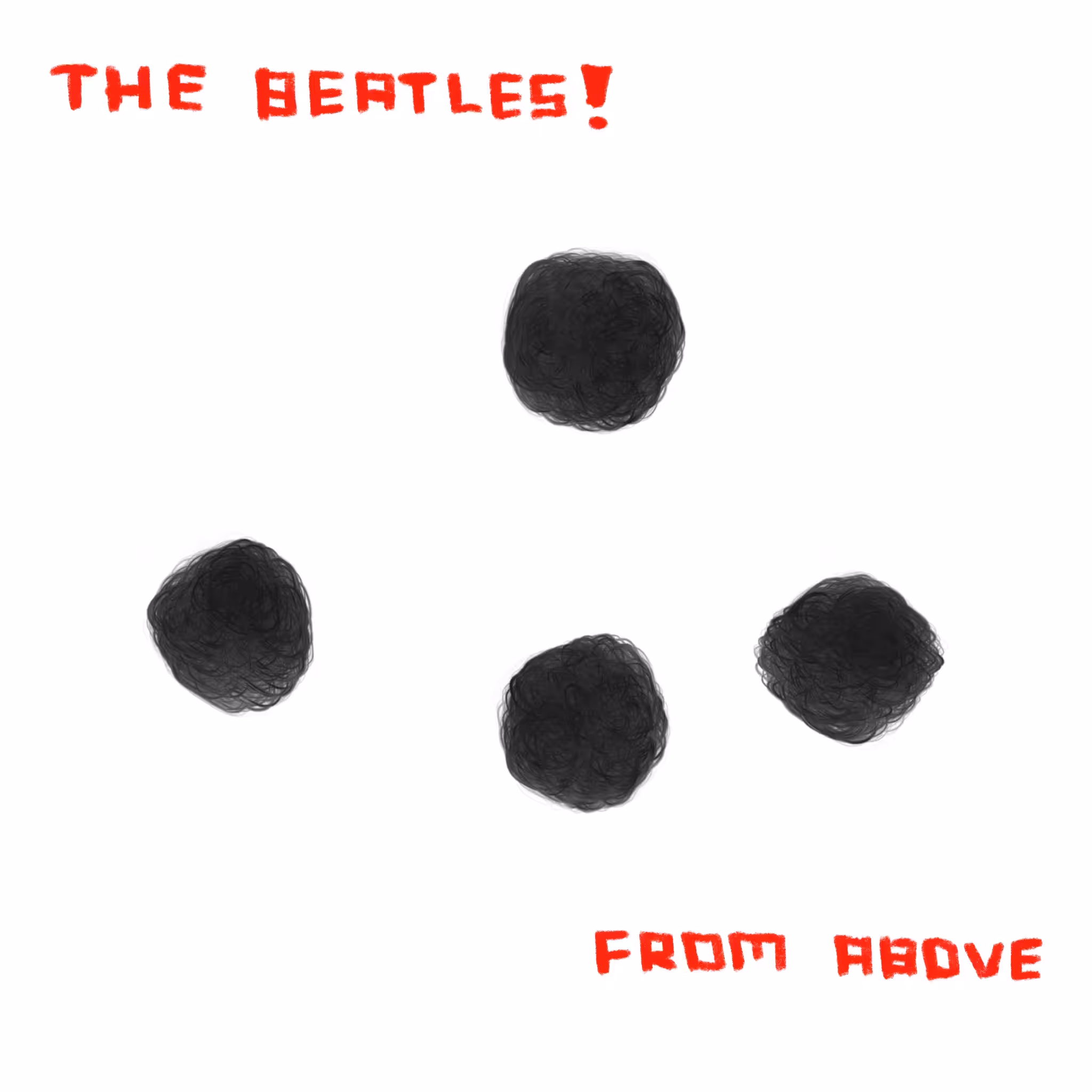 THE BEATLES! FROM ABOVE