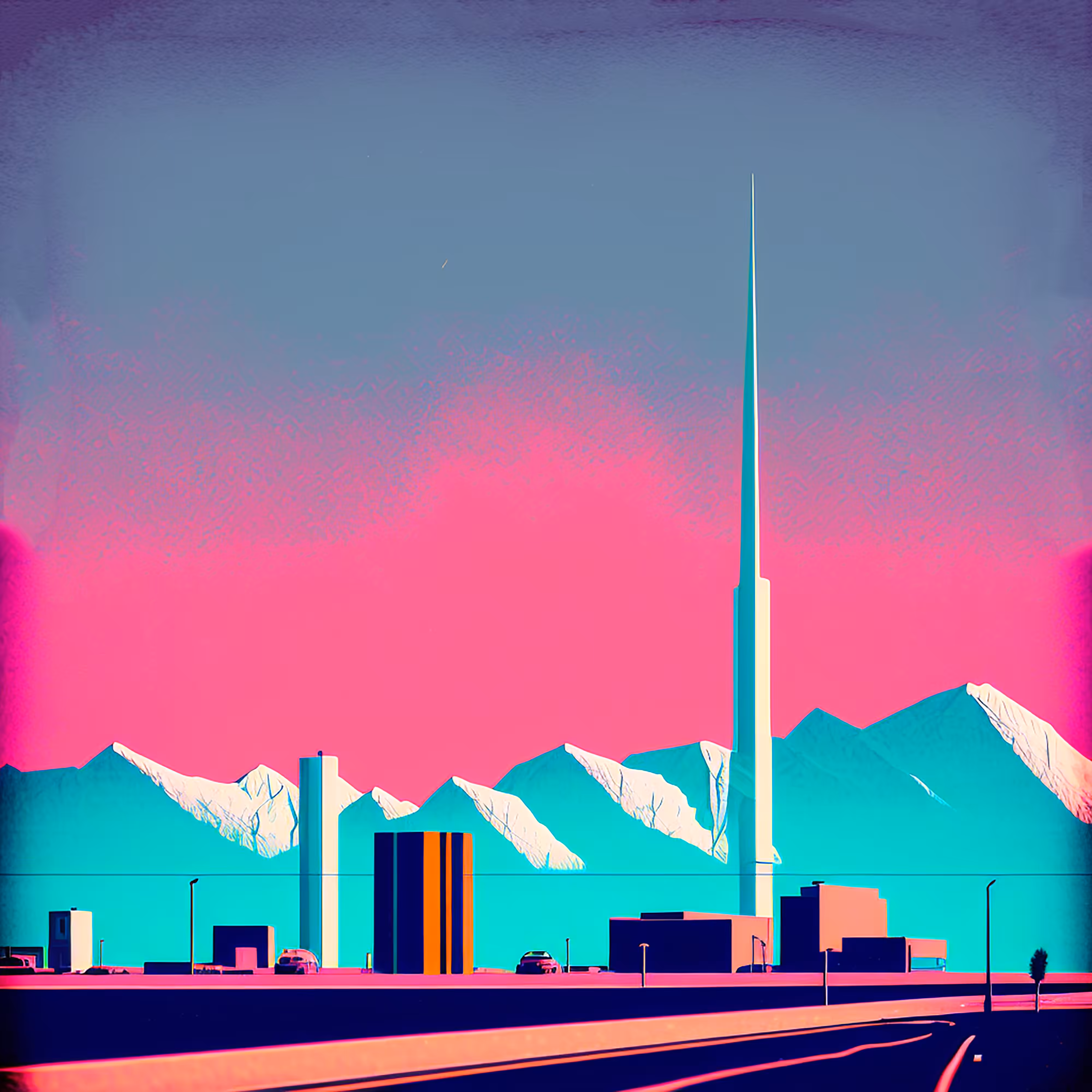 winter outskirts.