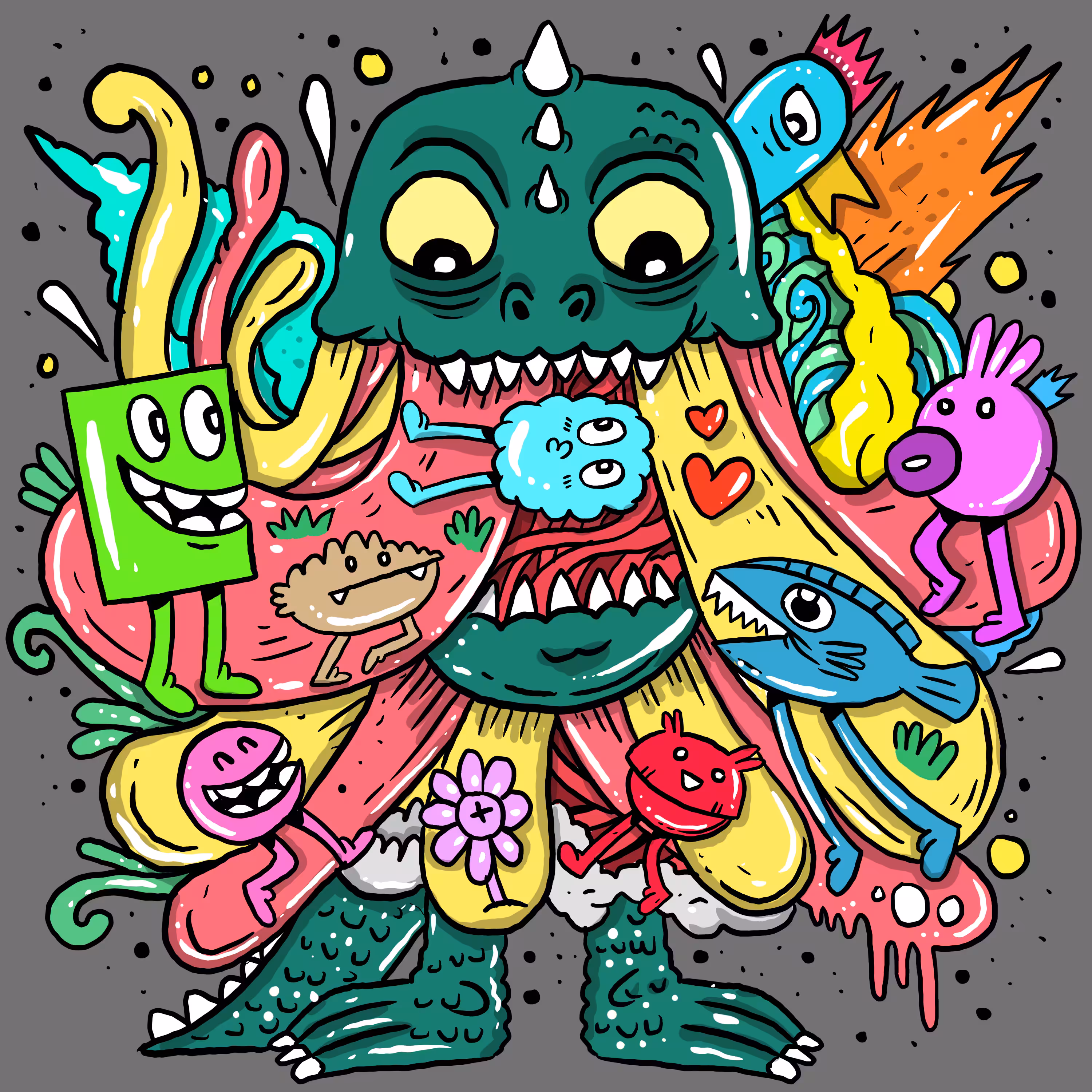 Doodle Goodzilla