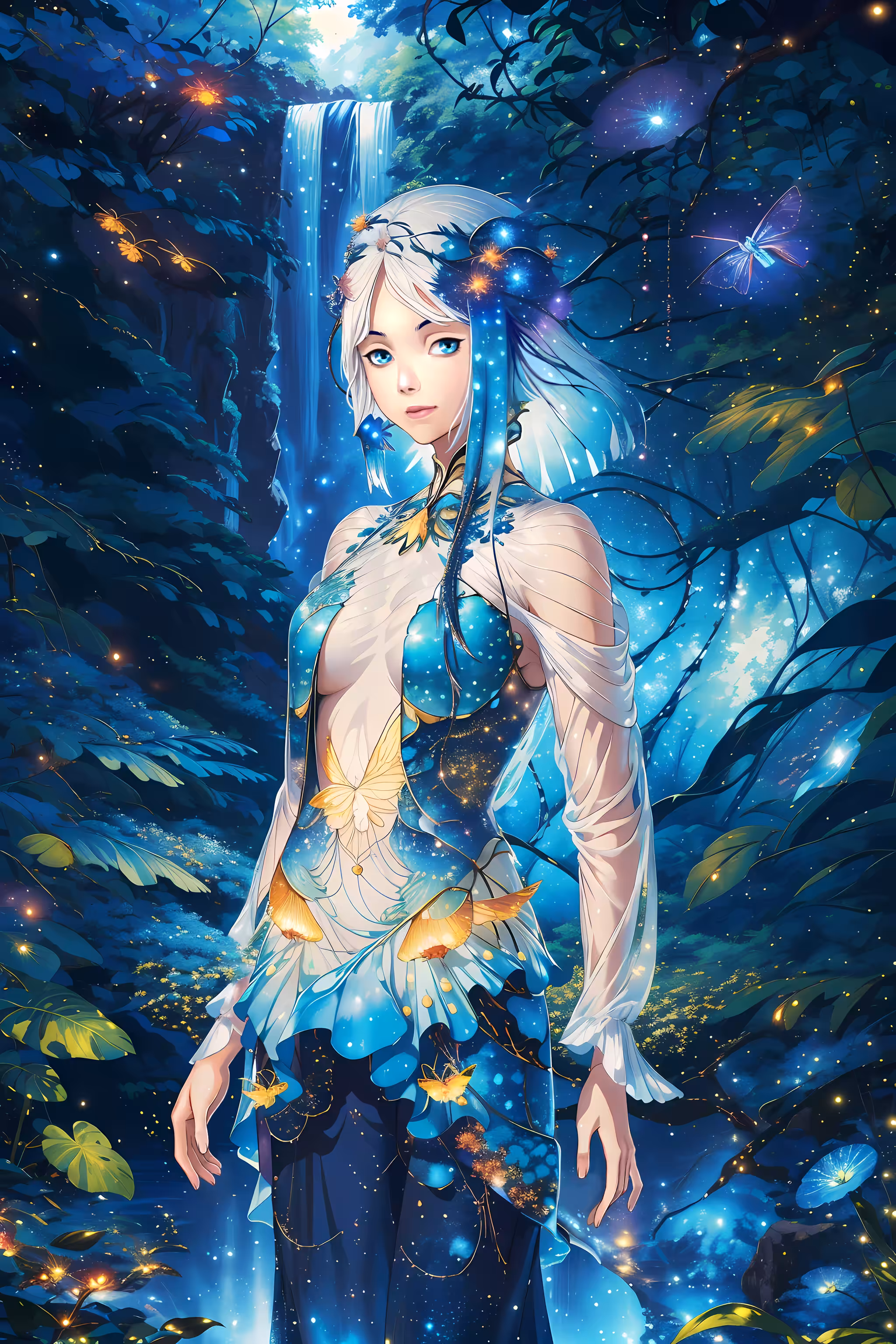 Nymph of lakes and waterfalls