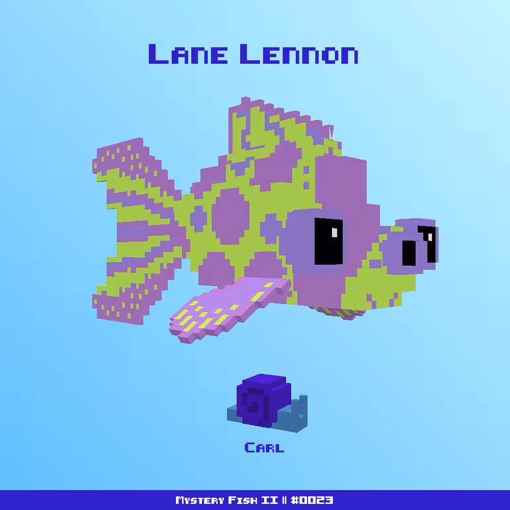 Lane Lennon :: Mystery Fish 0023/1000