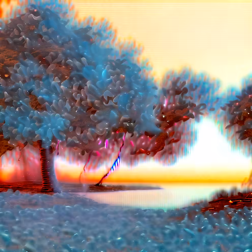 In the Forest of the Liquid Pixels