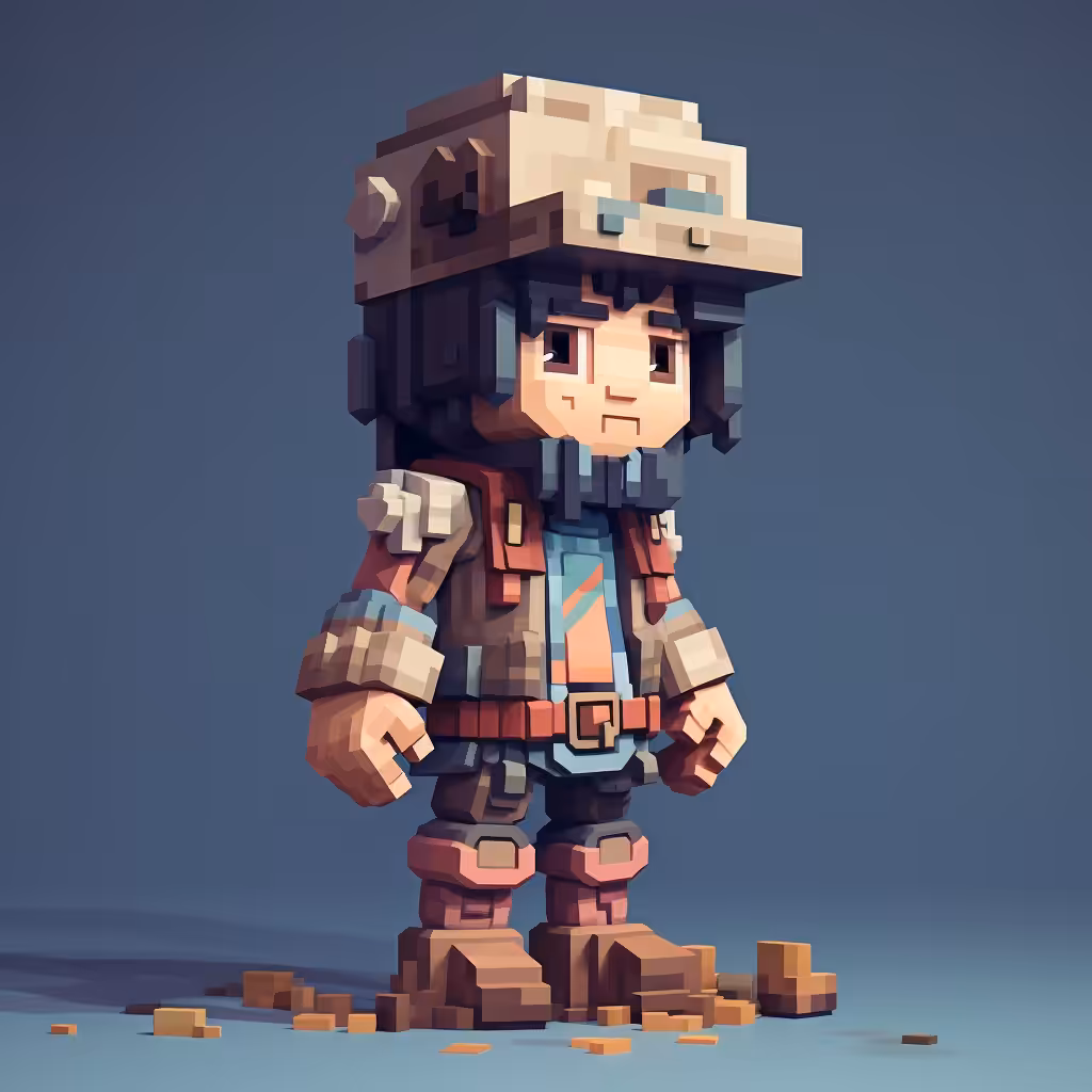 Tez Pixel Figure #129