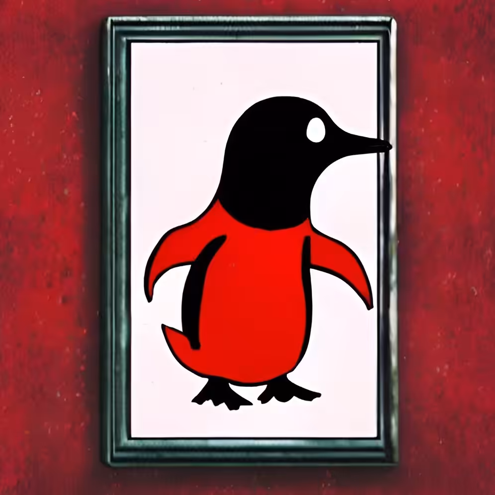 Red penguin 🐧
