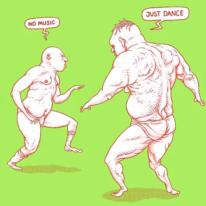 No Music - Just Dance