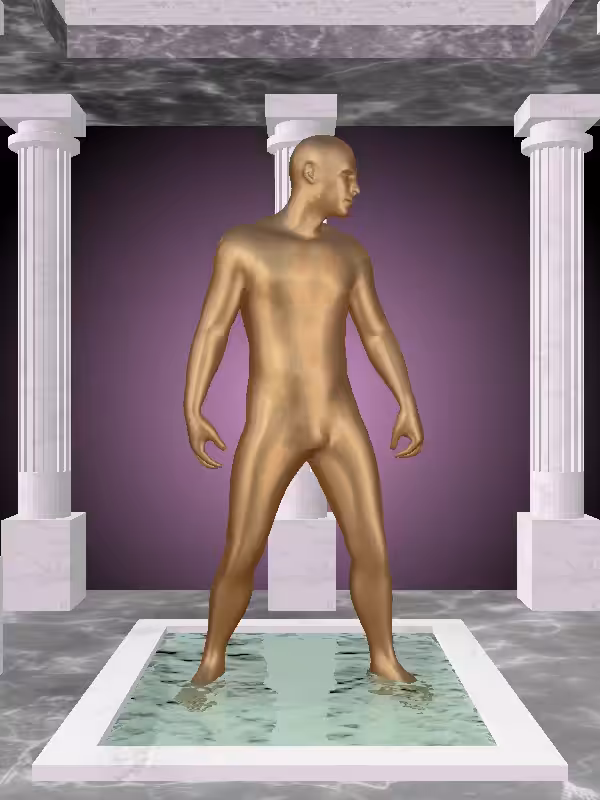 HeavenComputer: The Shooter Old Bronze Man #7629