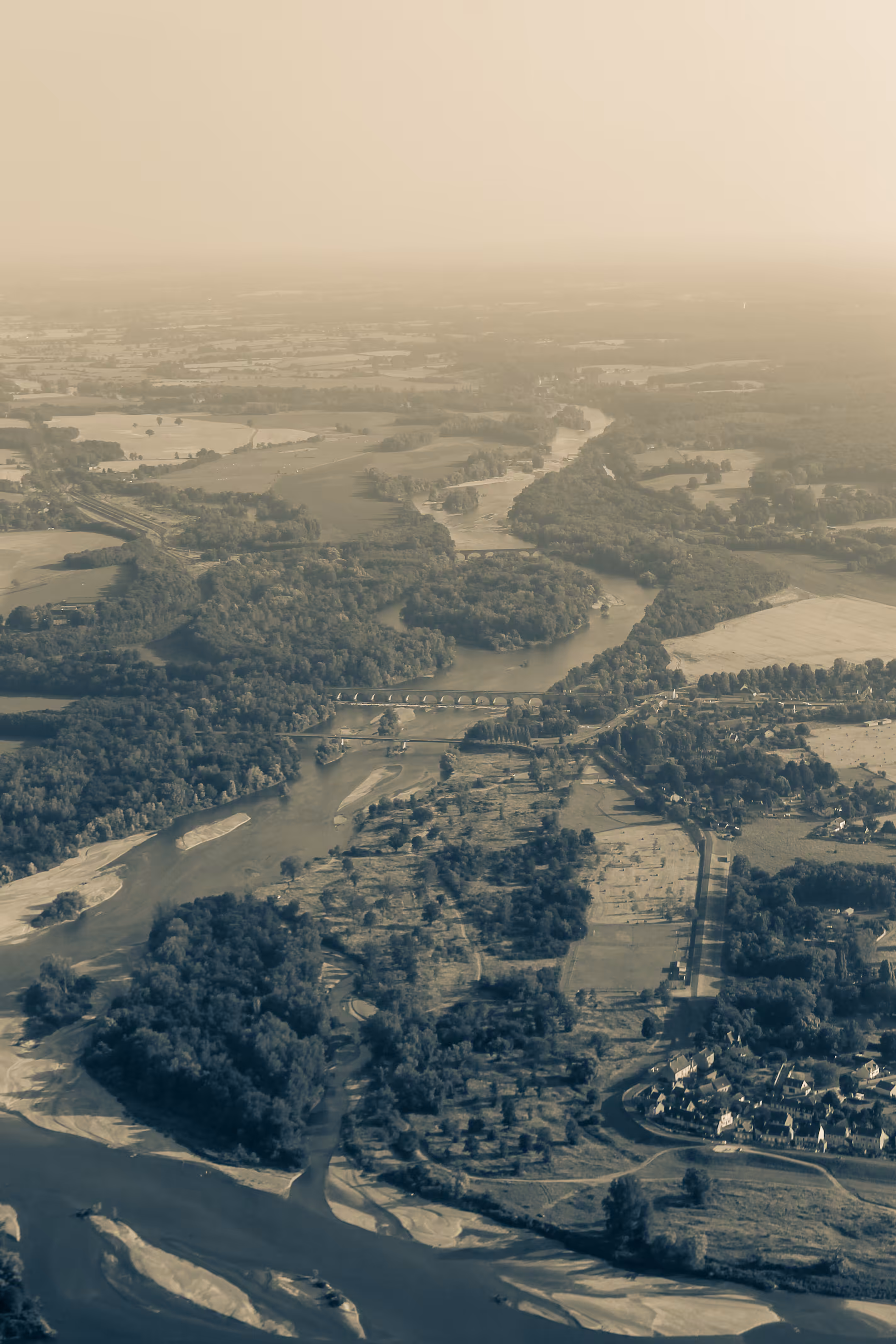 La Loire et l'Allier à travers l'espace-temps (Loire and Allier through time&space) #2