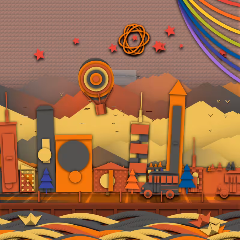 Paper Art 2.5D #61