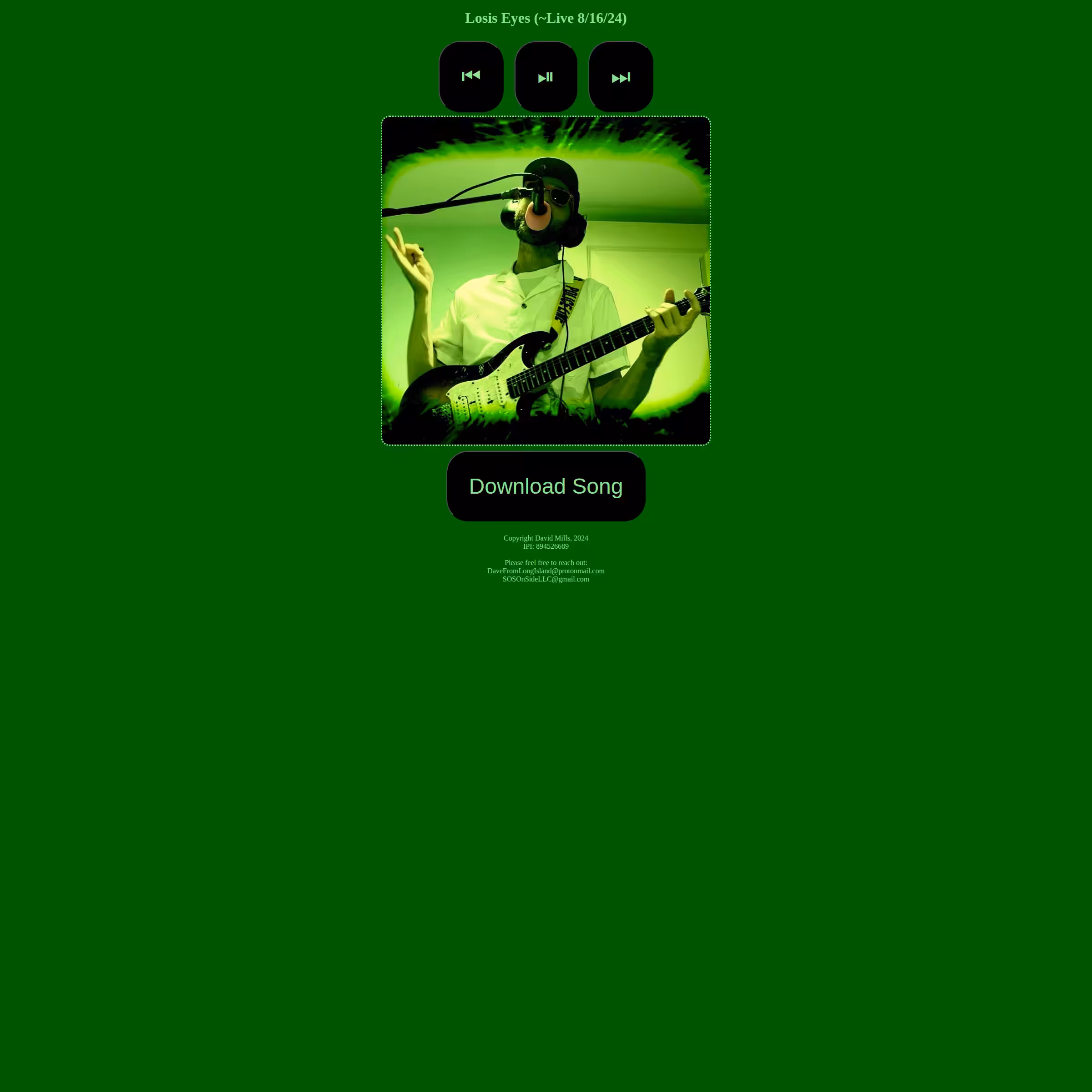 Dark Green Kind Of Live