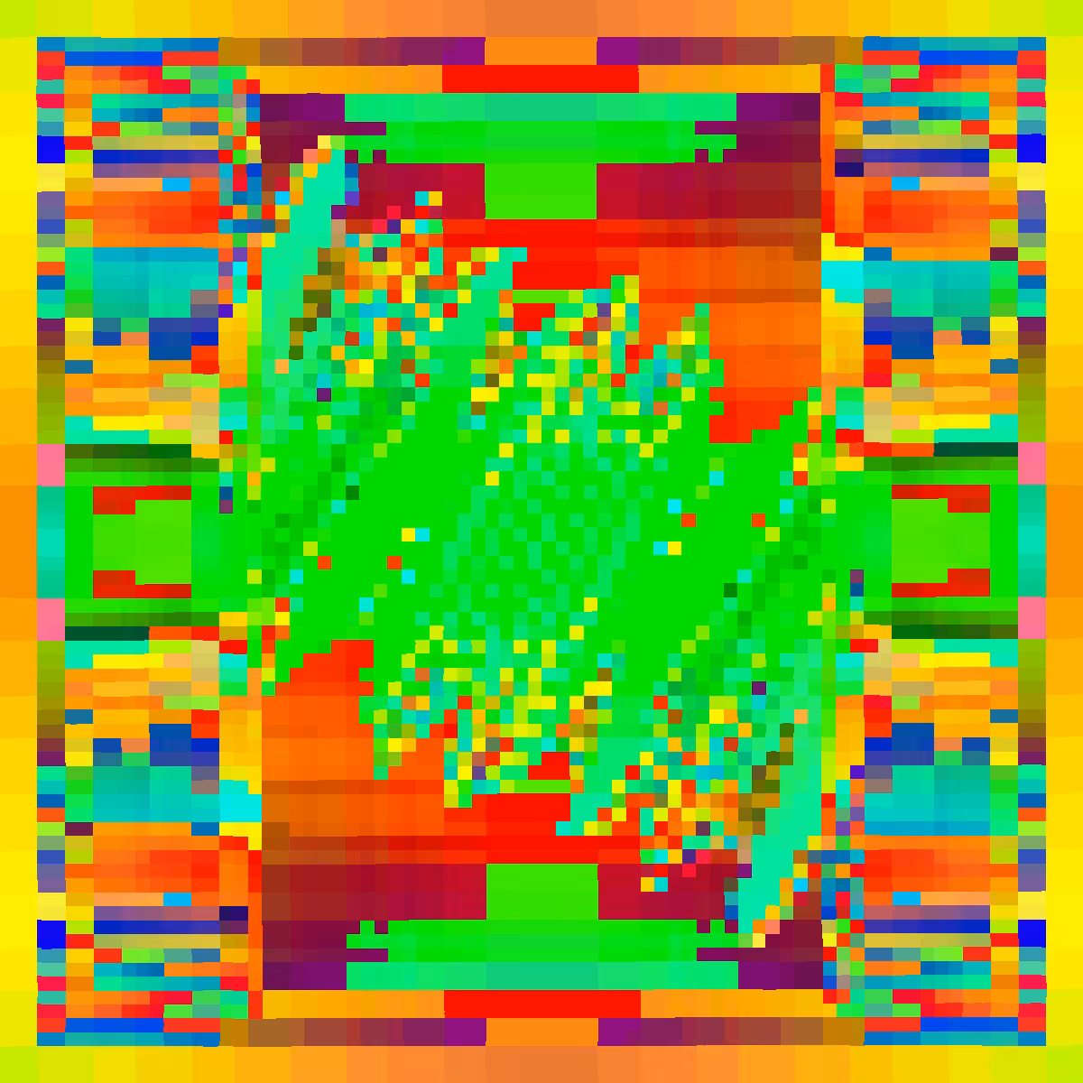Psychedelic Dance of Pixels #38