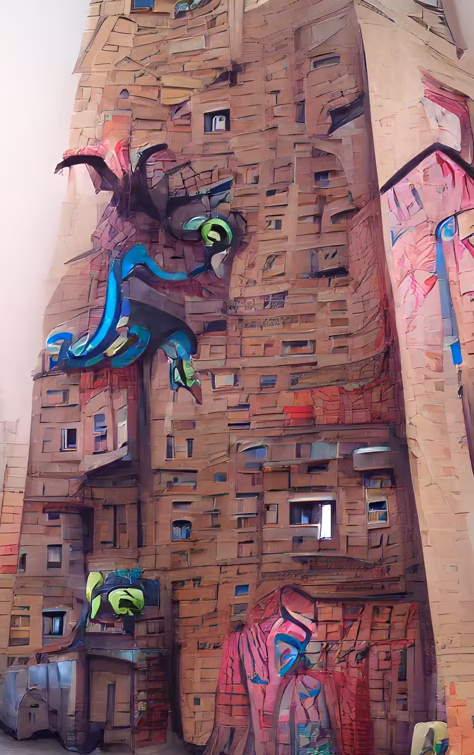 Graffiti Critter Climb No. 9