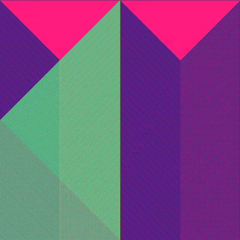 RGB Elementary Cellular Automaton #144