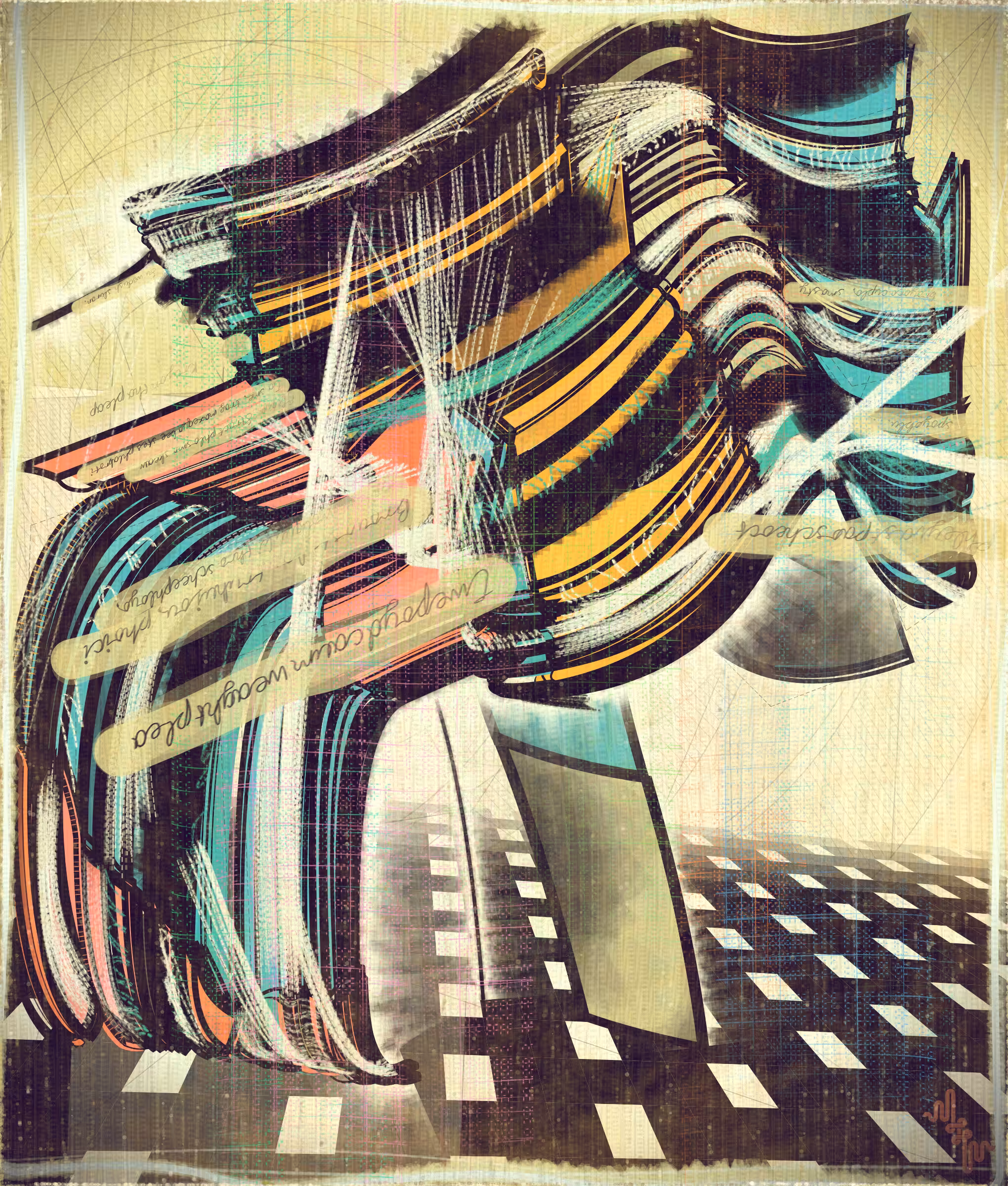 Amplitudes of Canvas #186