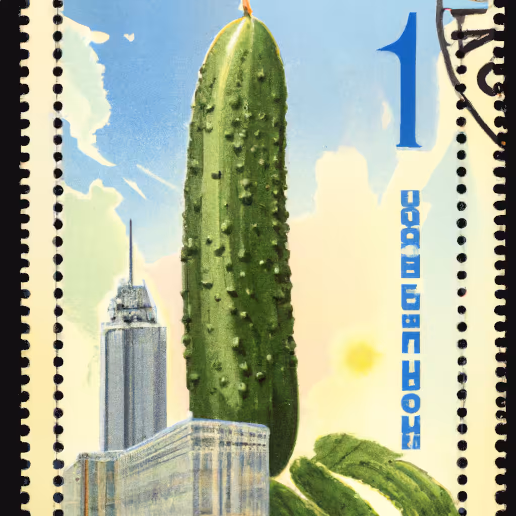 The tallest cucumber in the world