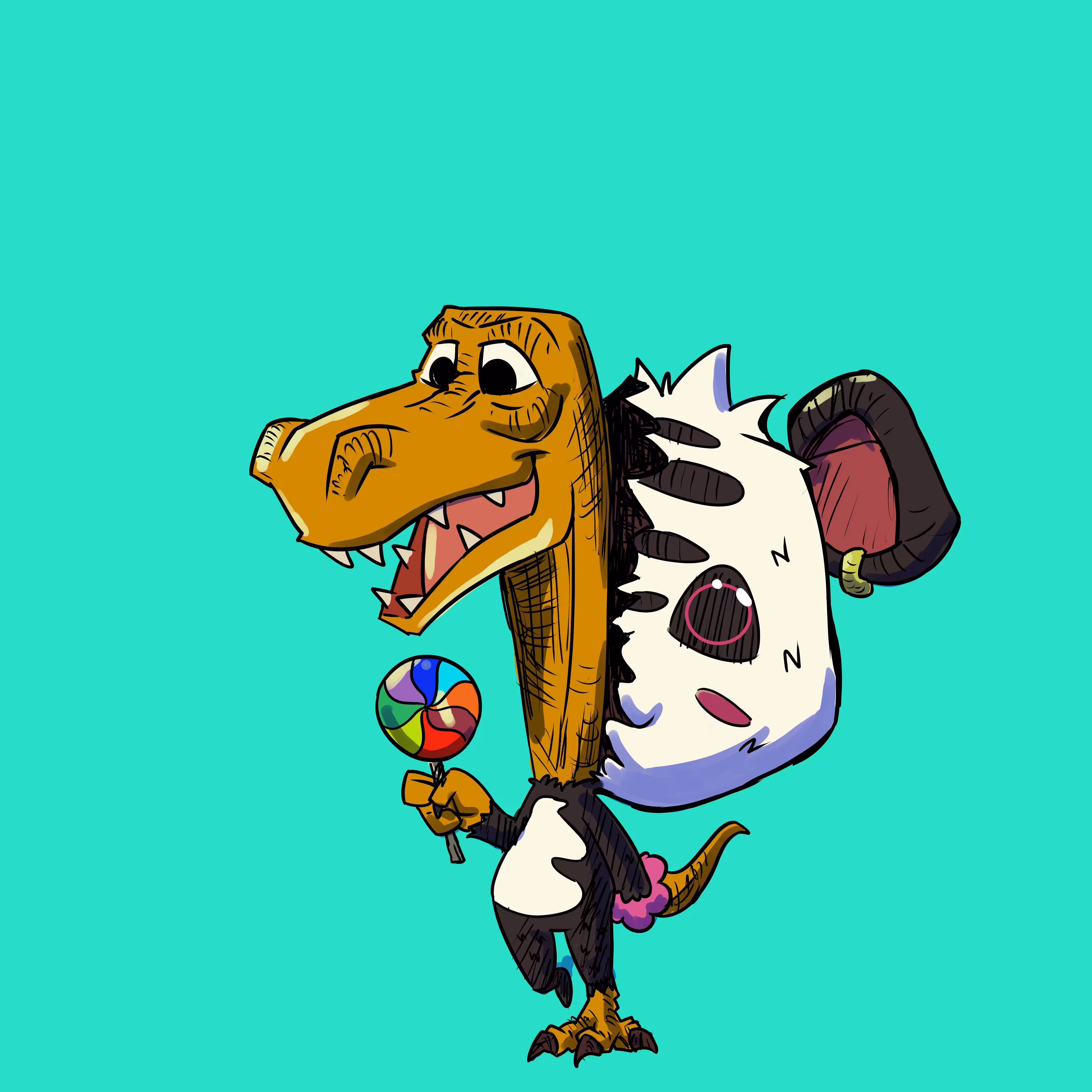 "DinoPan"  WaruPan x The Dino Society (#022)
