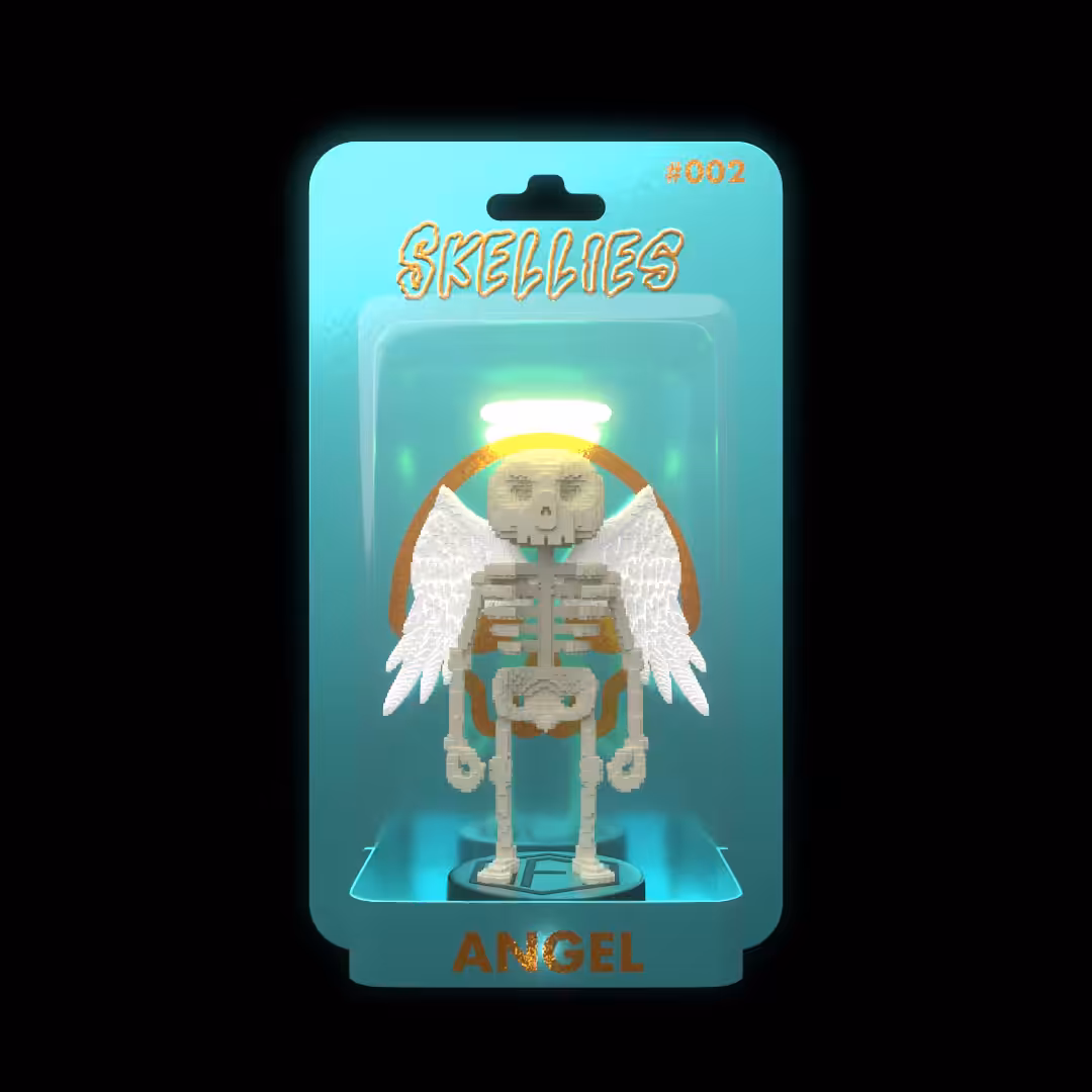 Skellies Voxel - Angel #002
