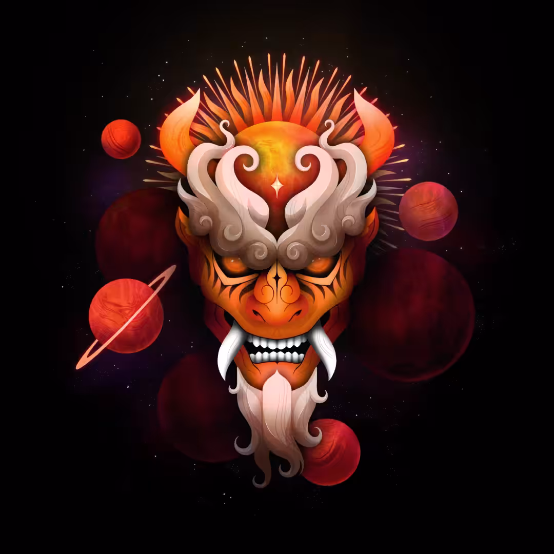 Hannya Space Mask