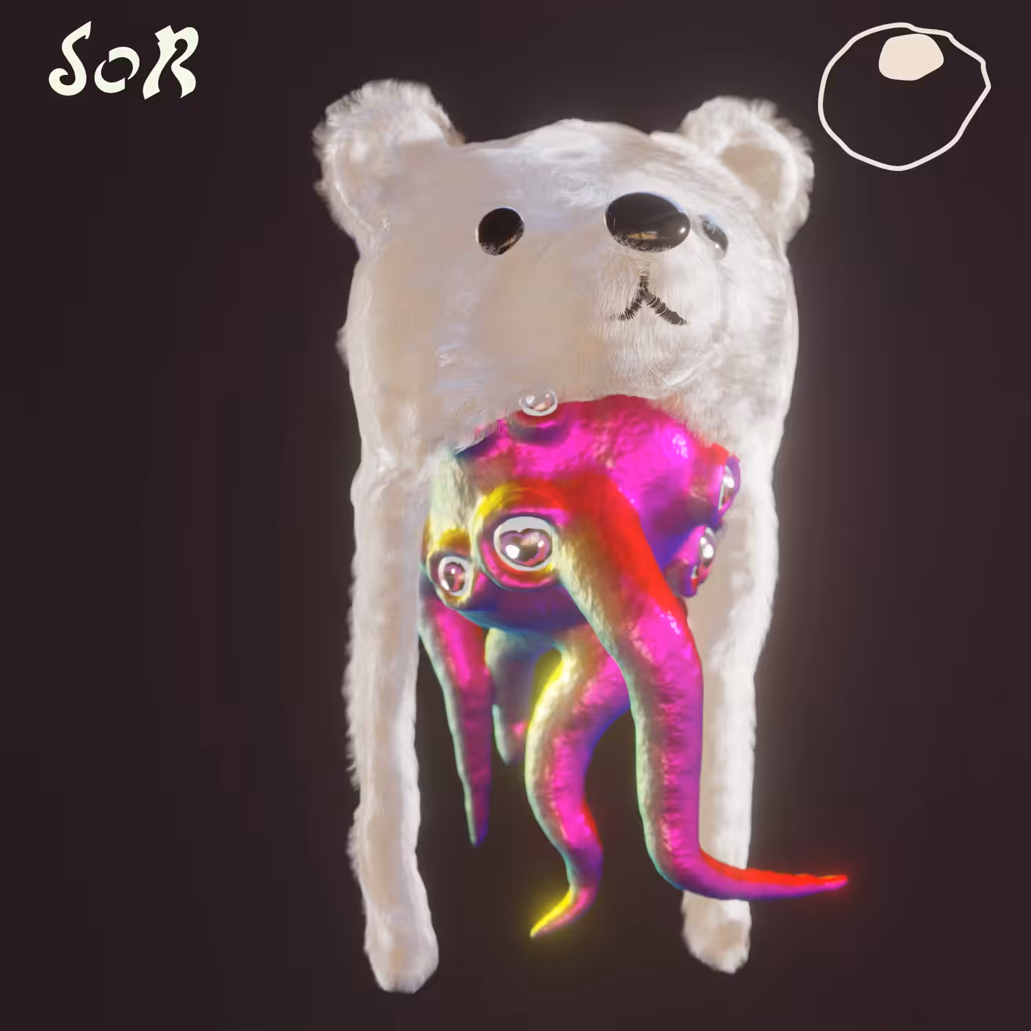 Merme with Polar Bear #998