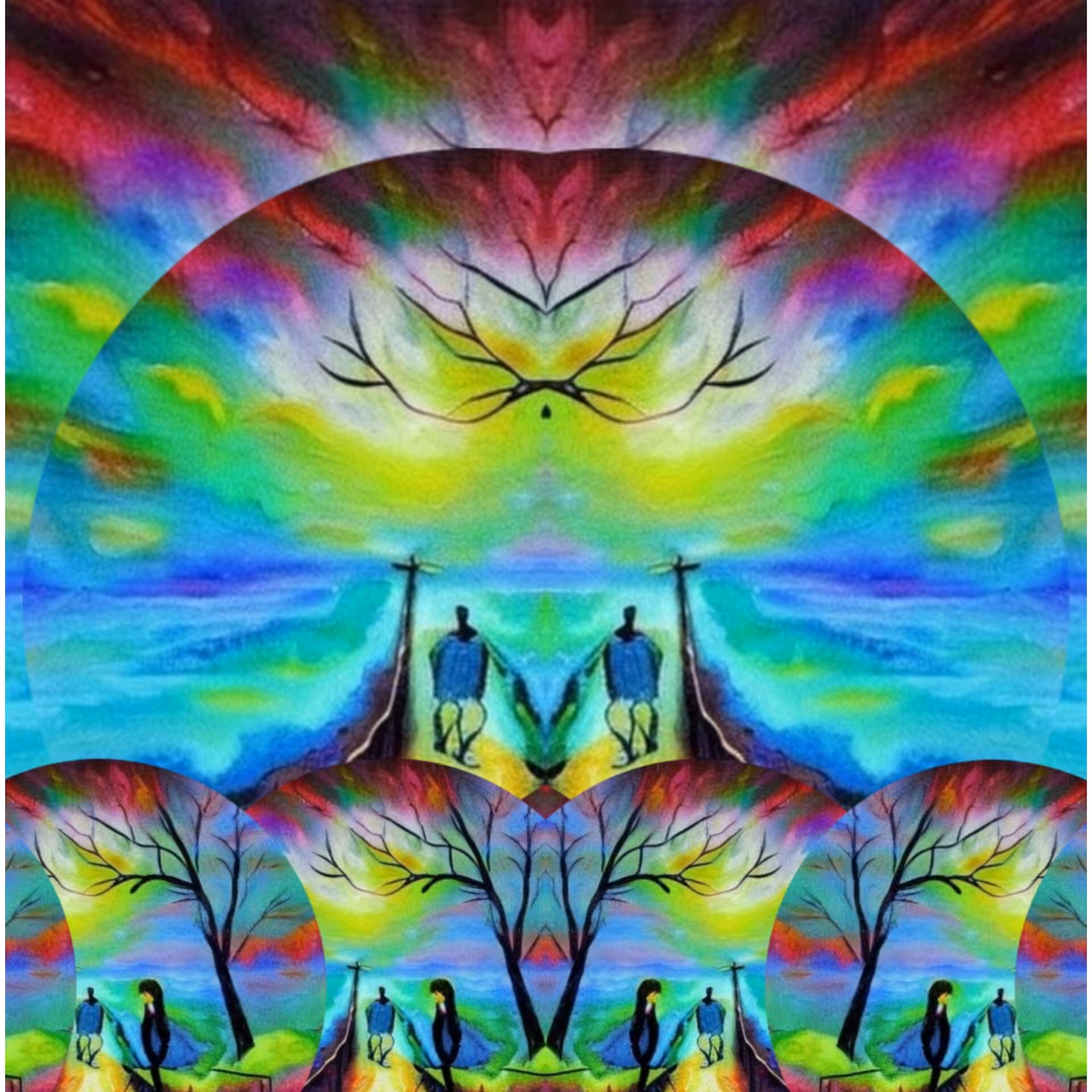 Mirrored Paths to the Unknown