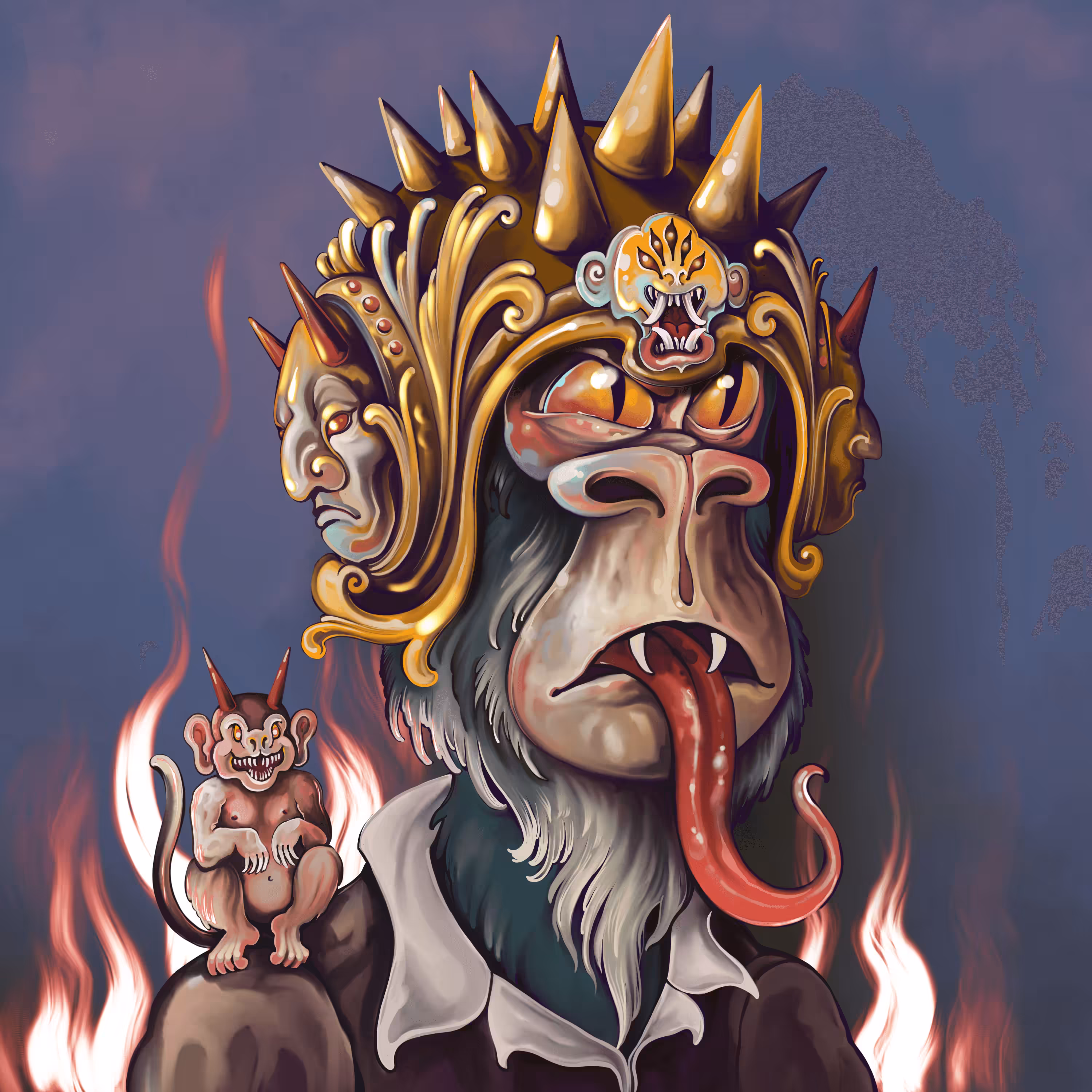 Eye Above Sky: Demonic 7530 ape
