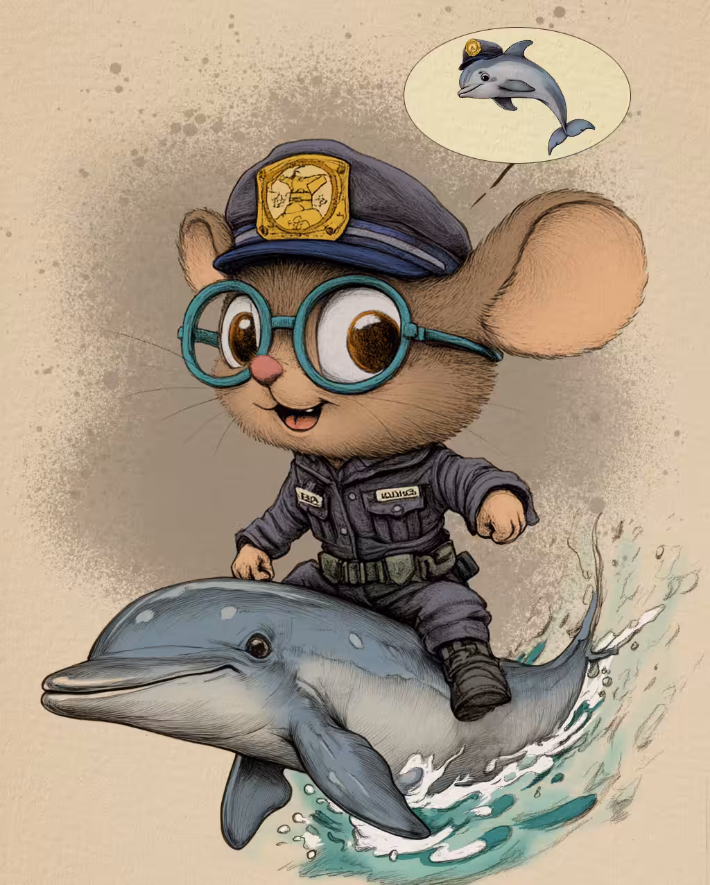 Out of World: The Police Mouse and the Dolphins