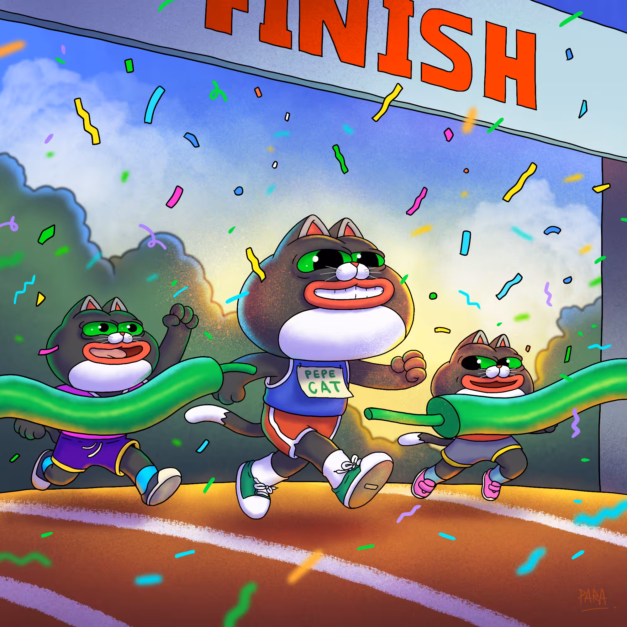 To the finish line