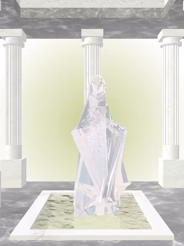 HeavenComputer: The Fragmented Praying Pastel Pearl Man #1962