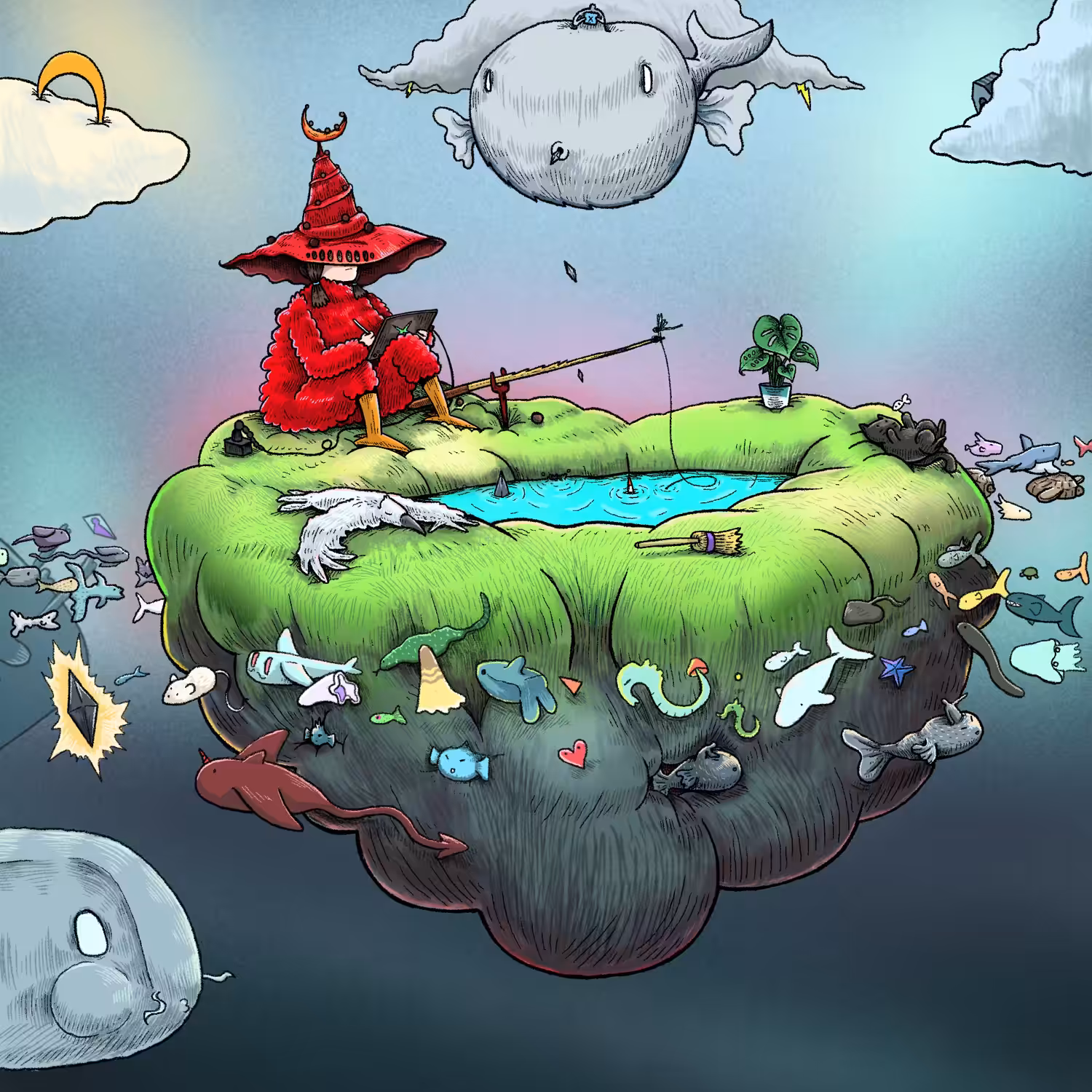 Clouds Vol. 7  The Red Witch
