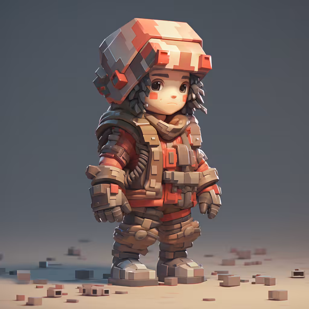 Tez Pixel Figure #128