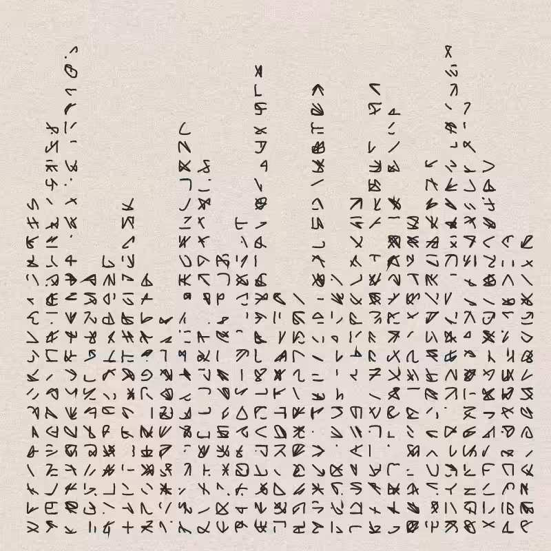 Asemic writing #22
