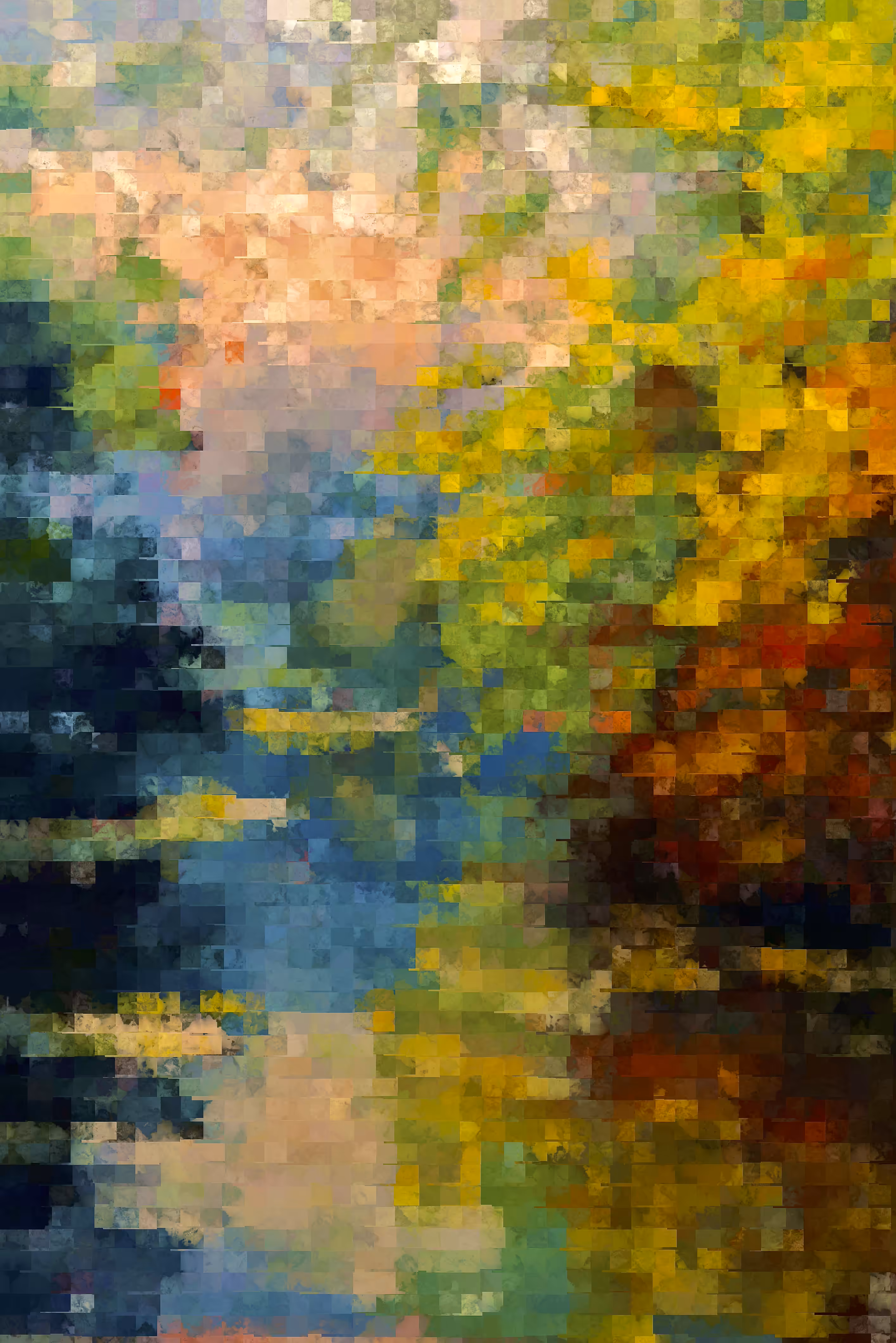Landscape on mosaics