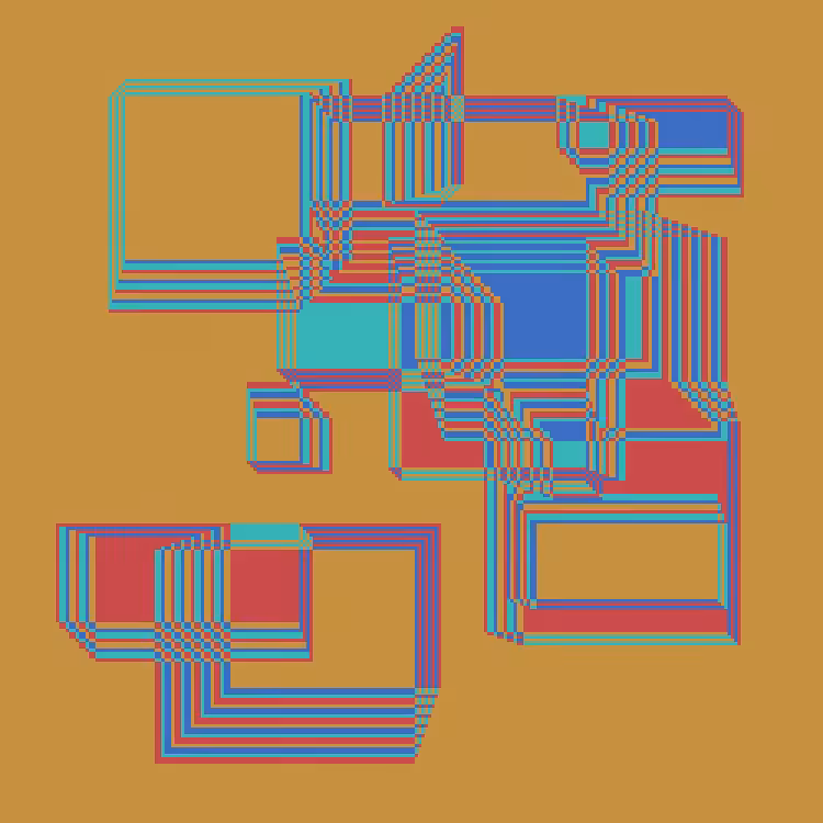 Superimposed Rectangles #5