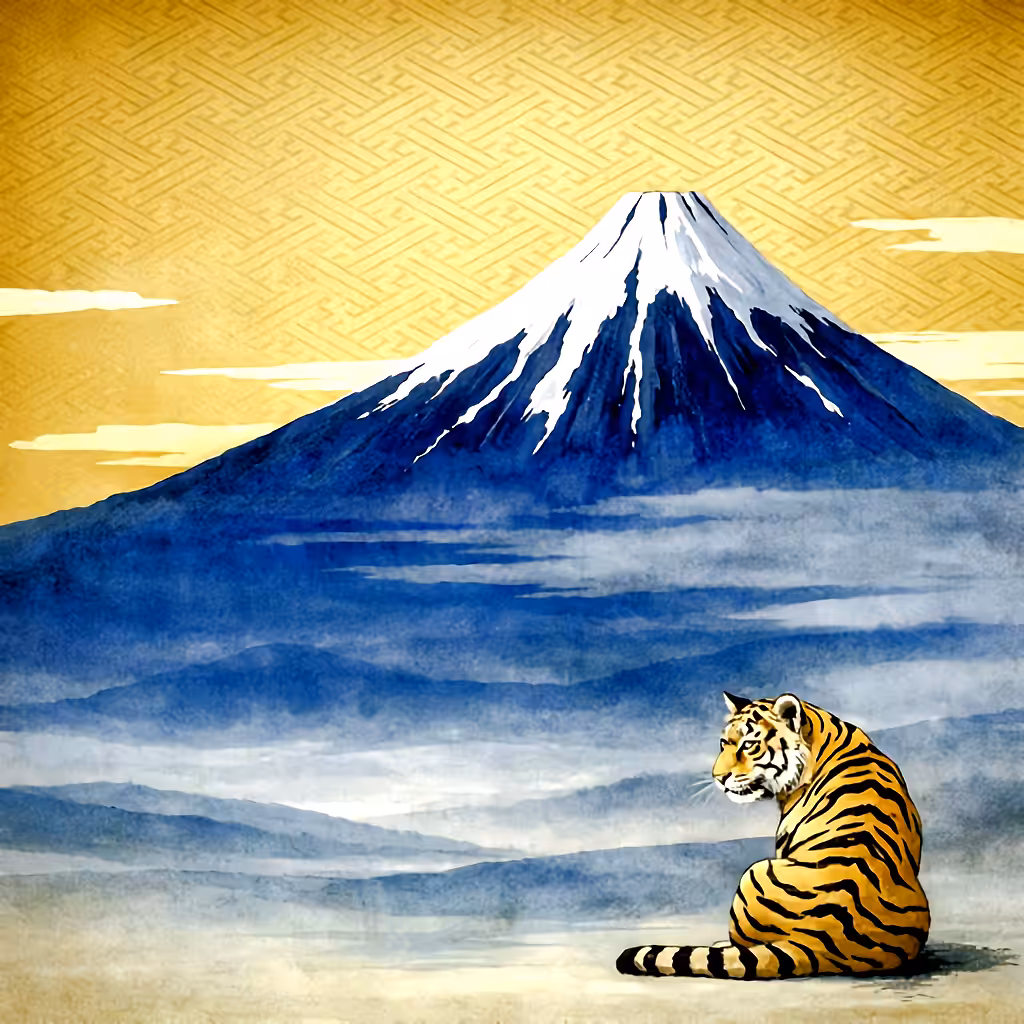 Simple Fuji Art:  Sovereign Gaze