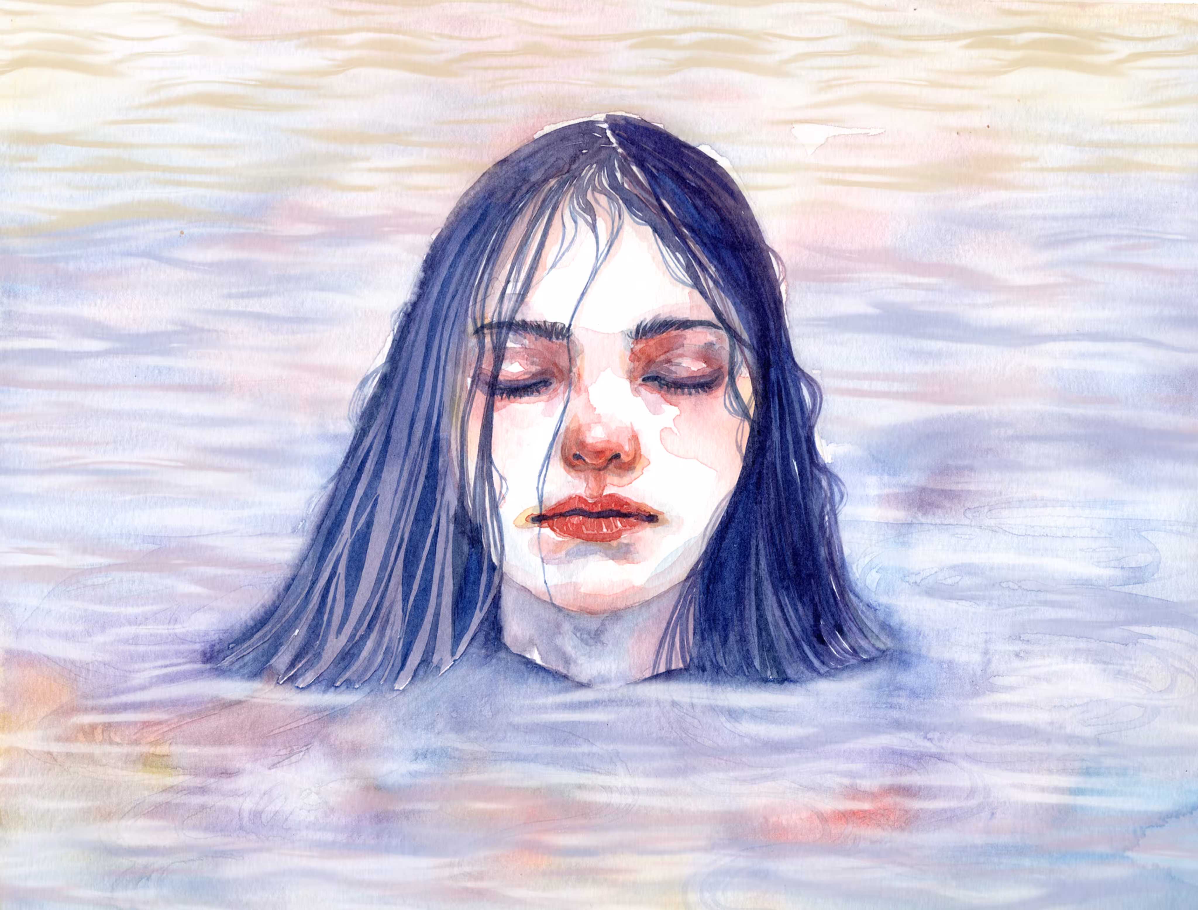 relax water color on paper. #004