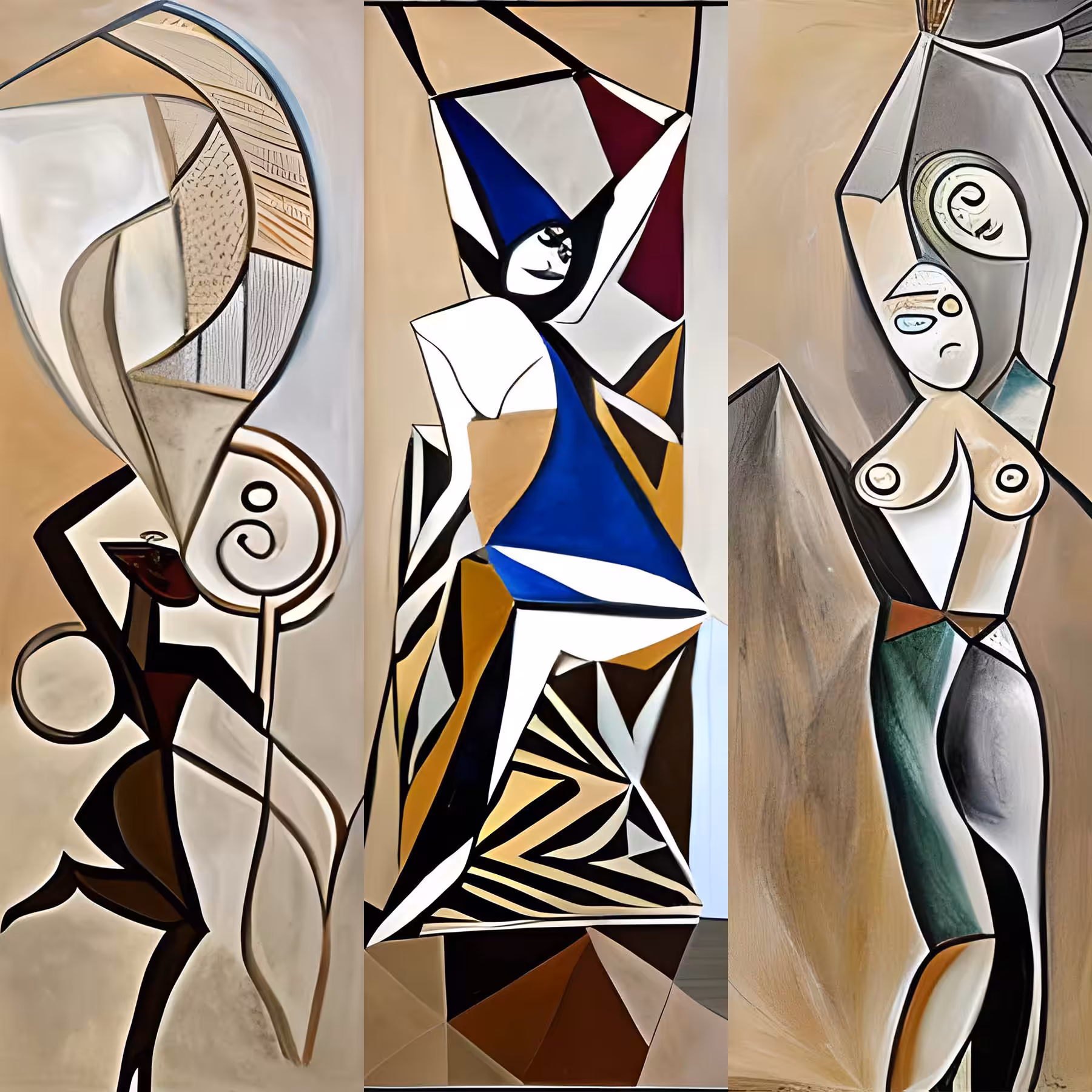 Cubism Dancers #5