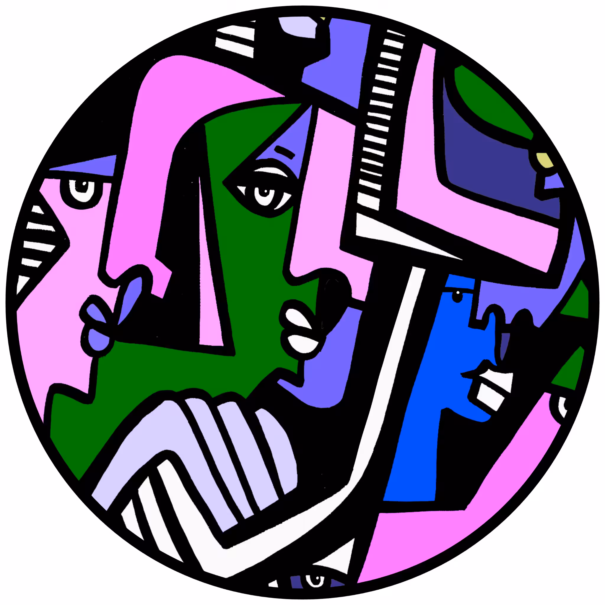 Cubist Circle 149