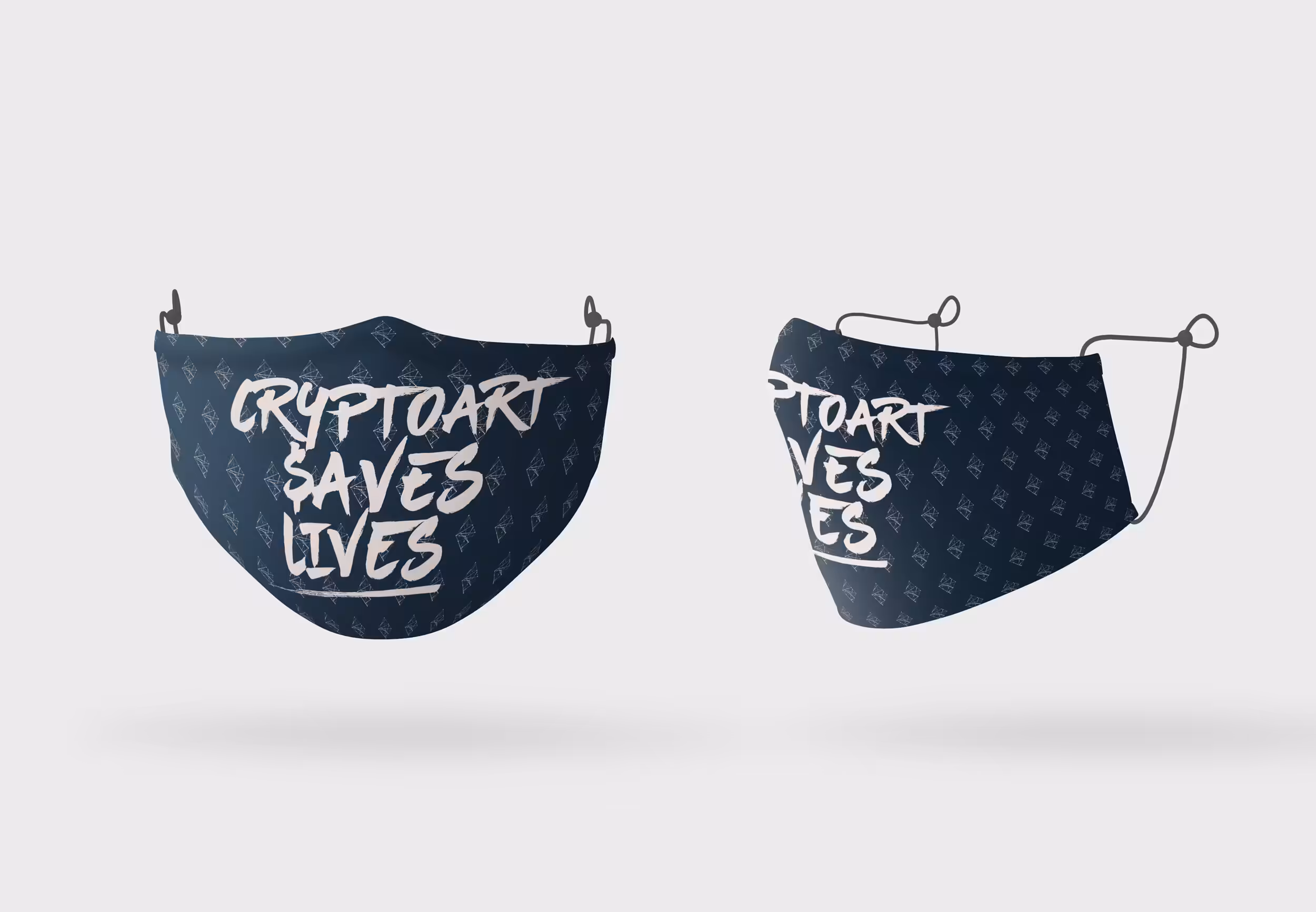 CRYPTOMASK #1 - NFT + real Face Mask