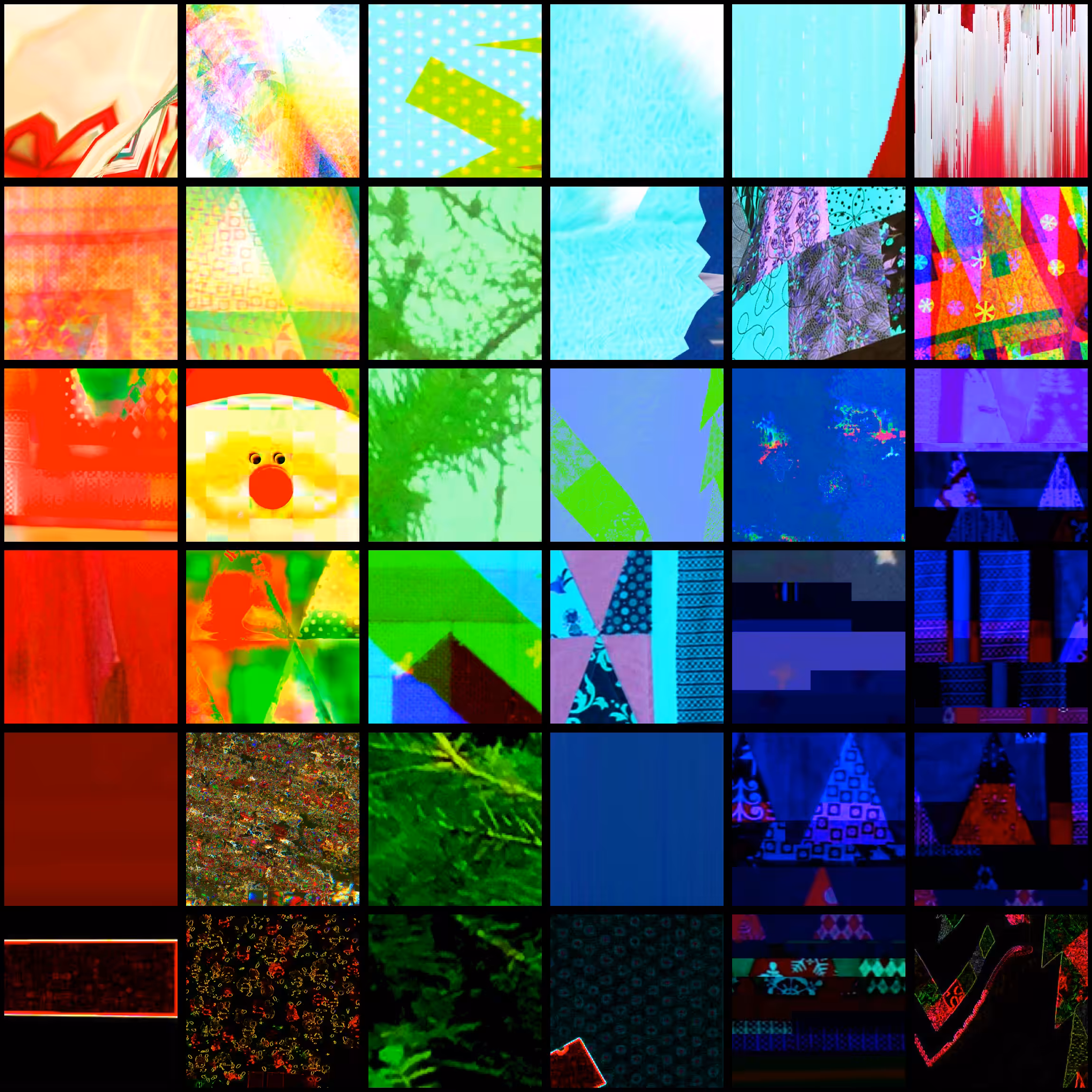 Retired Christmas Glitch Quilt Squares 2021.27